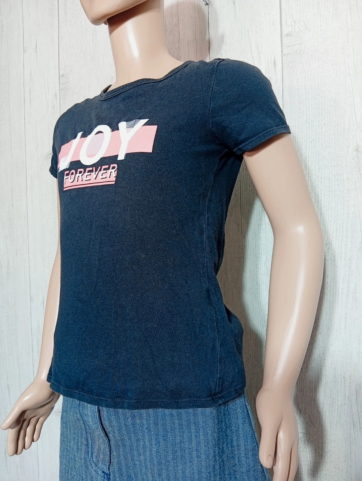 T-shirt imprimé manches courtes fille - taille 7/8 ans (123/130 cm) - joy - couleur noir et rose – Joy – taille 7 ans / 122 cm 5