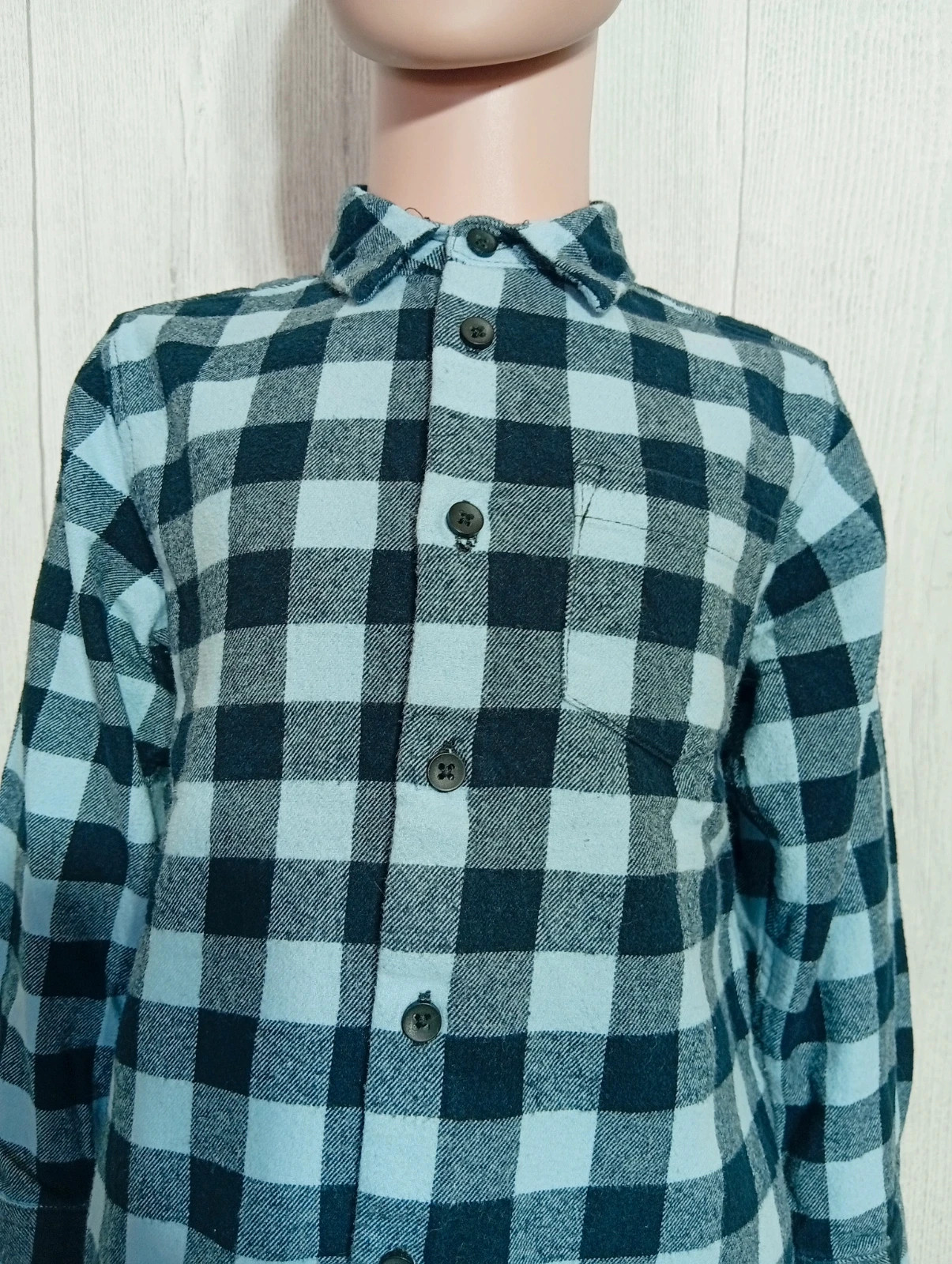 Chemise a carreaux - taille 5 ans/110 cm- primark - couleur noir et bleu clair – Primark – taille 5 ans / 110 cm 3