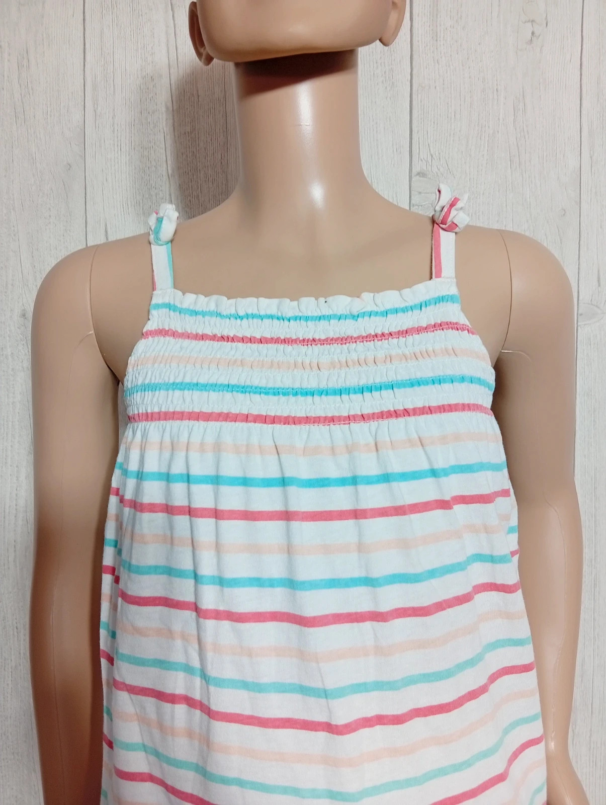 Débardeur fille - taille 8 ans (126/131 cm) - Kiabi - couleur blanc multicolore – Kiabi – taille 8 ans / 128 cm 2