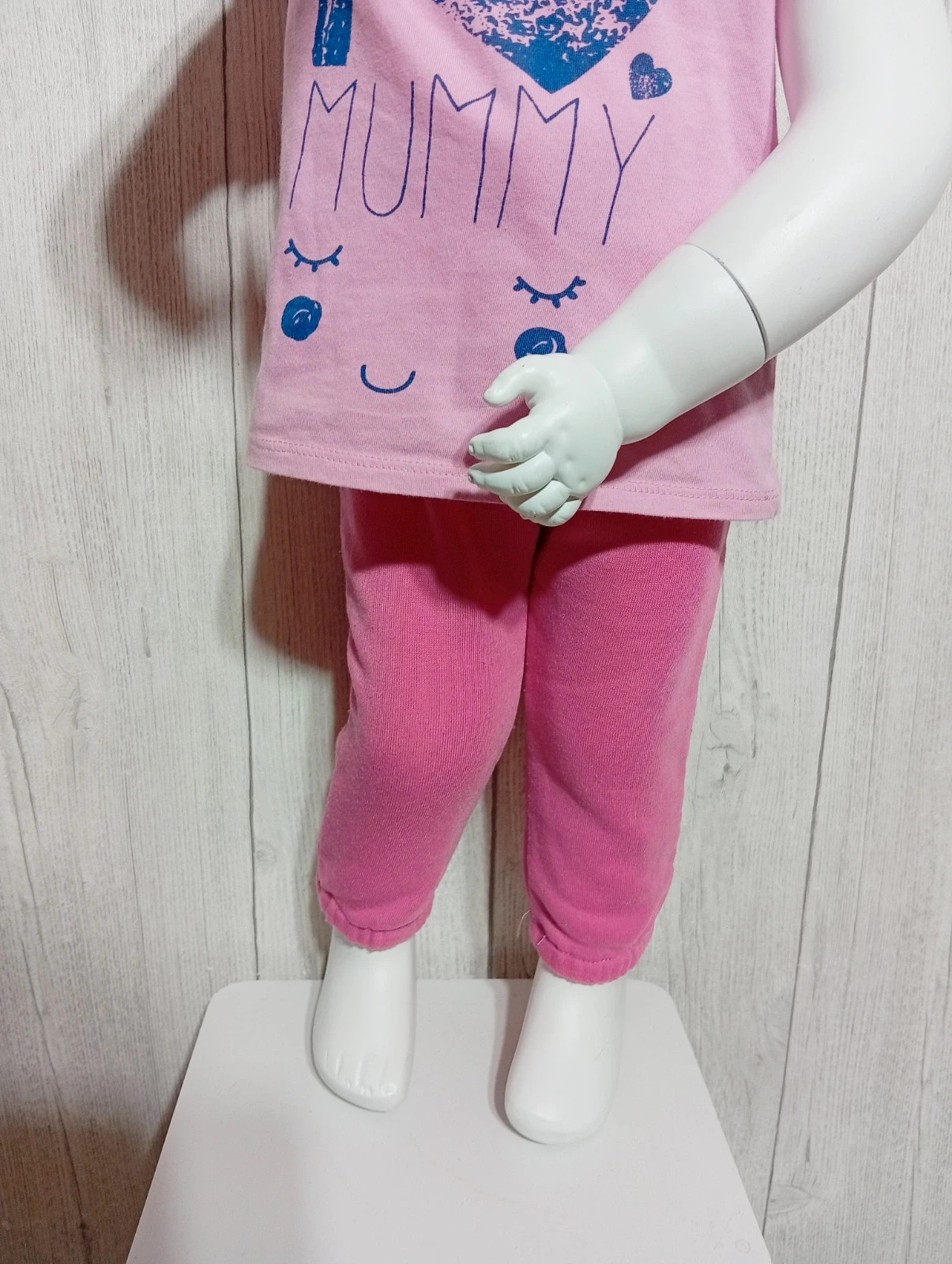Ensemble 2 pieces fille - taille 18 mois (80 cm) - inextenso-couleur rose fushia marine – In Extenso – taille 12-18 mois / 80 cm 3