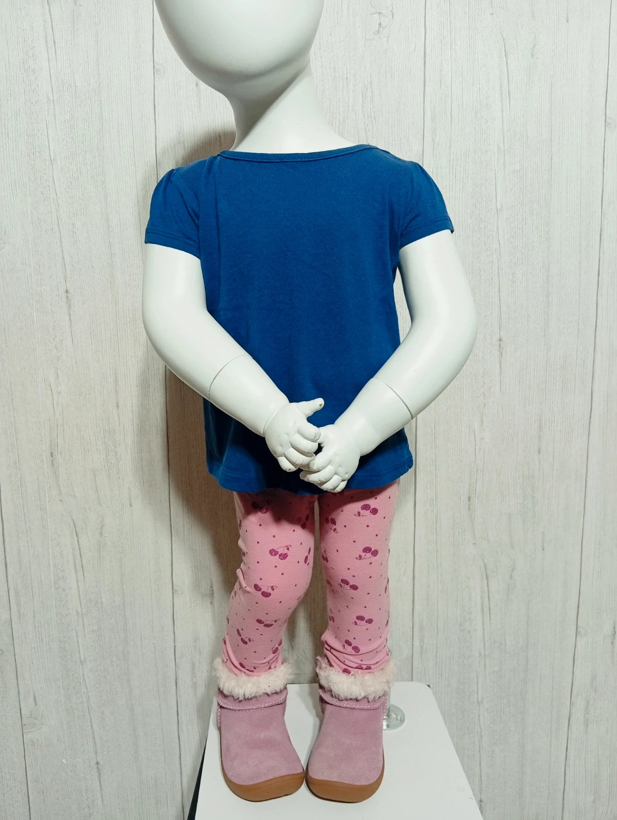 Ensemble 2 pieces fille - taille 18 mois (80 cm) - inextenso- couleur rose marine – In Extenso – taille 12-18 mois / 80 cm