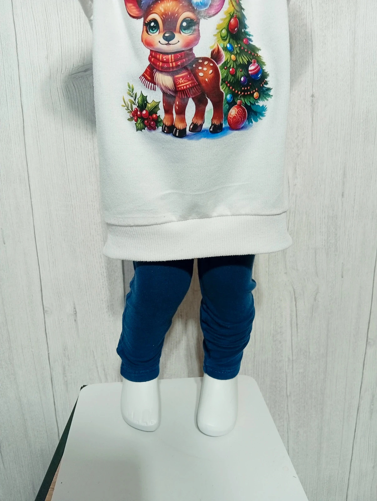 Ensemble 2 pieces fille - taille 18/24 mois (80 cm) - couleur marine blanc – taille 12-18 mois / 80 cm 3