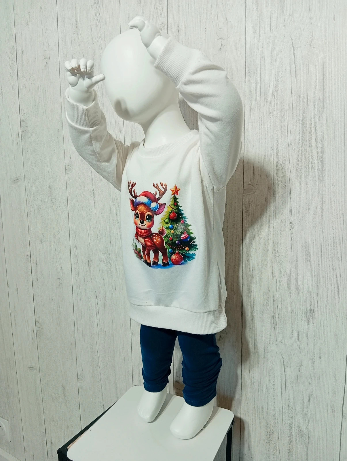 Ensemble 2 pieces fille - taille 18/24 mois (80 cm) - couleur marine blanc – taille 12-18 mois / 80 cm 5