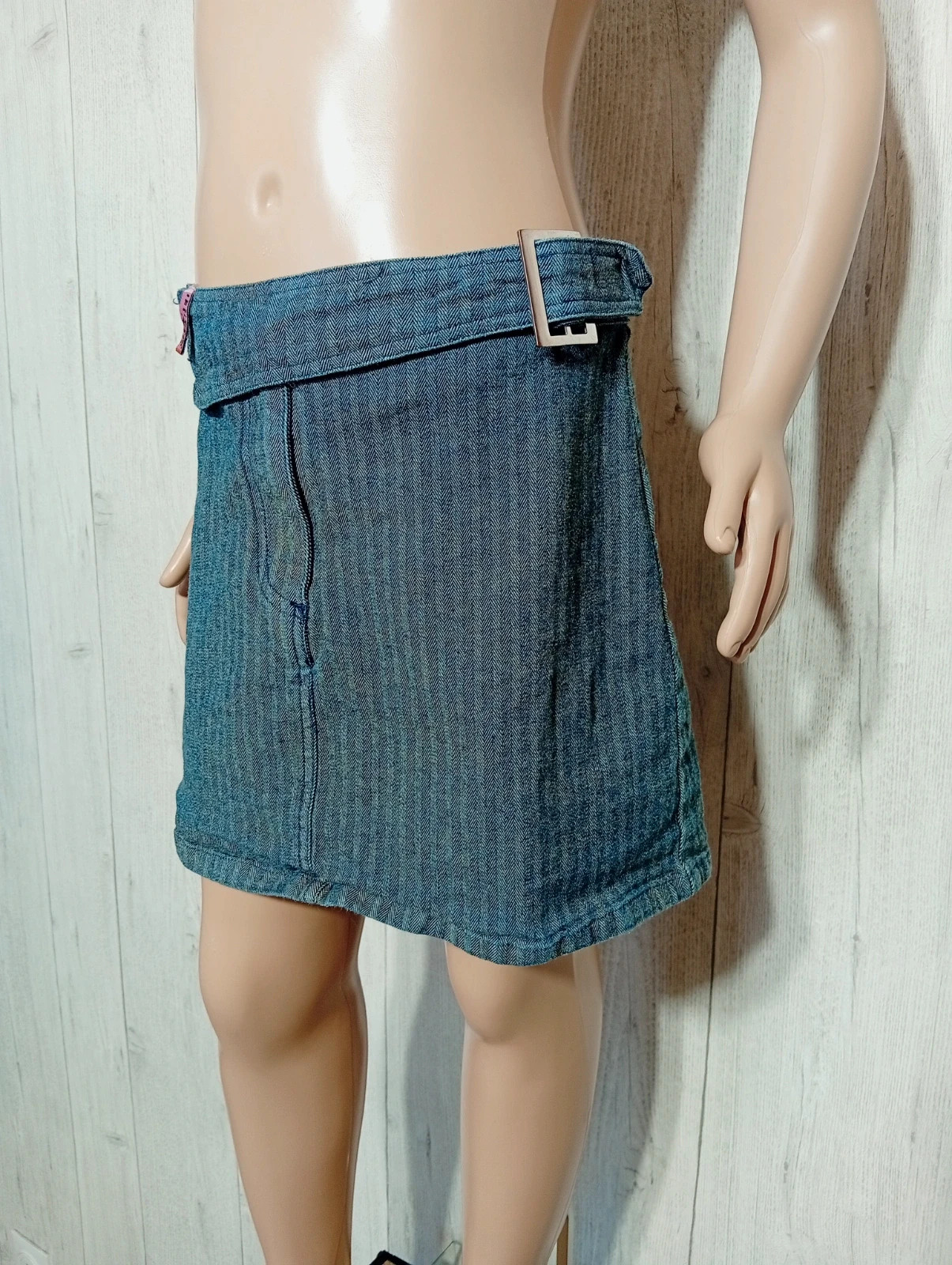 Jupe en jean fille - taille 14 ans - Miss stéréo - couleur bleu – Miss Stereo – taille 14 ans / 164 cm 3