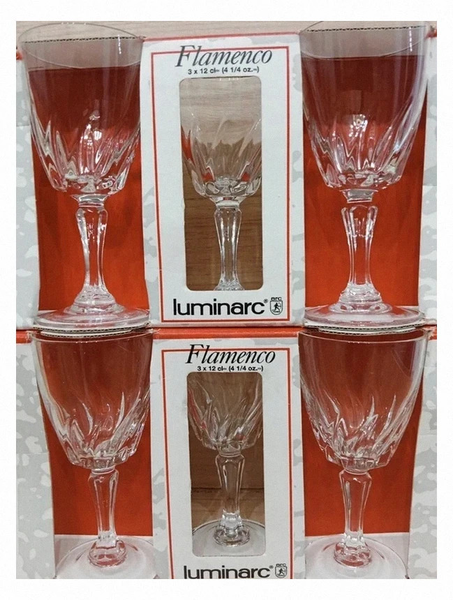 6 verres a pied luminarc - couleur transparent - taille 6*12 cm – Luminarc 2