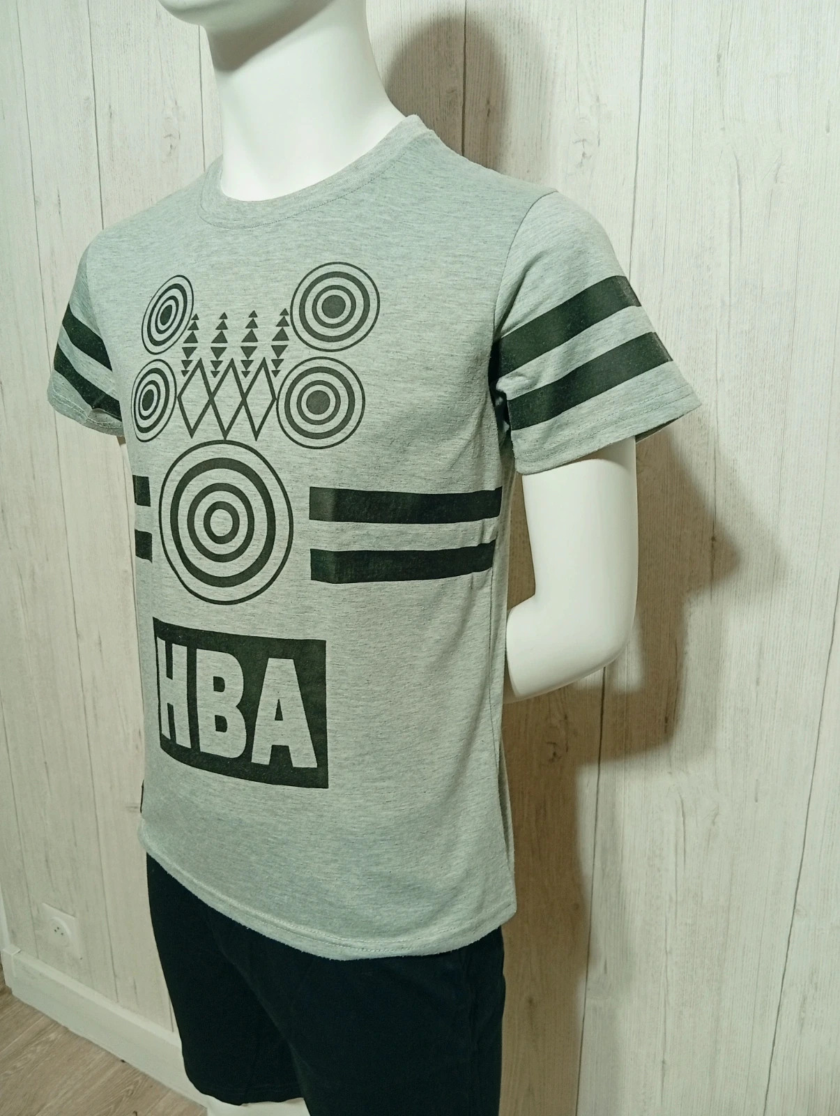 T-shirt imprimé manches courtes garcon - taille 16 ans - Kenster - couleur gris et noir – Kenster – taille 16 ans / 176 cm 5