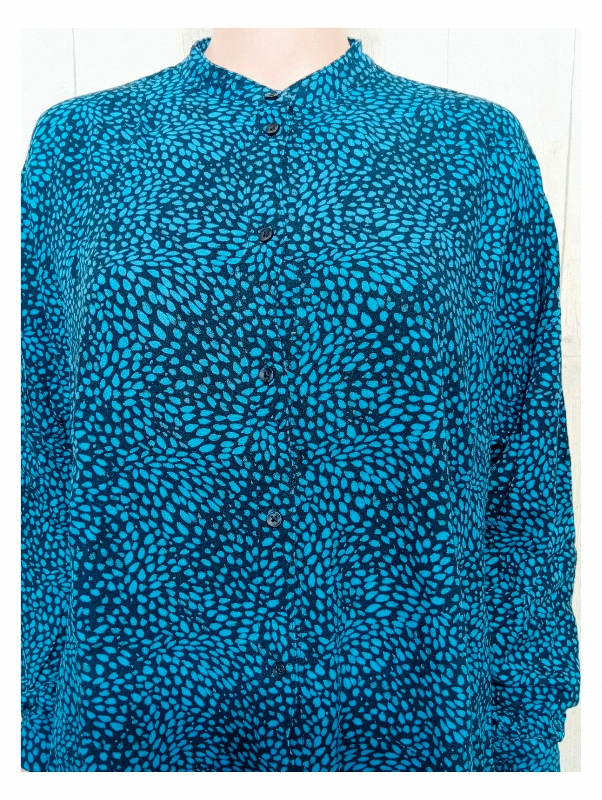 Chemisier Esprit femme - taille L/40 - couleur bleu et marine – Esprit – taille L / 40 / 12 2