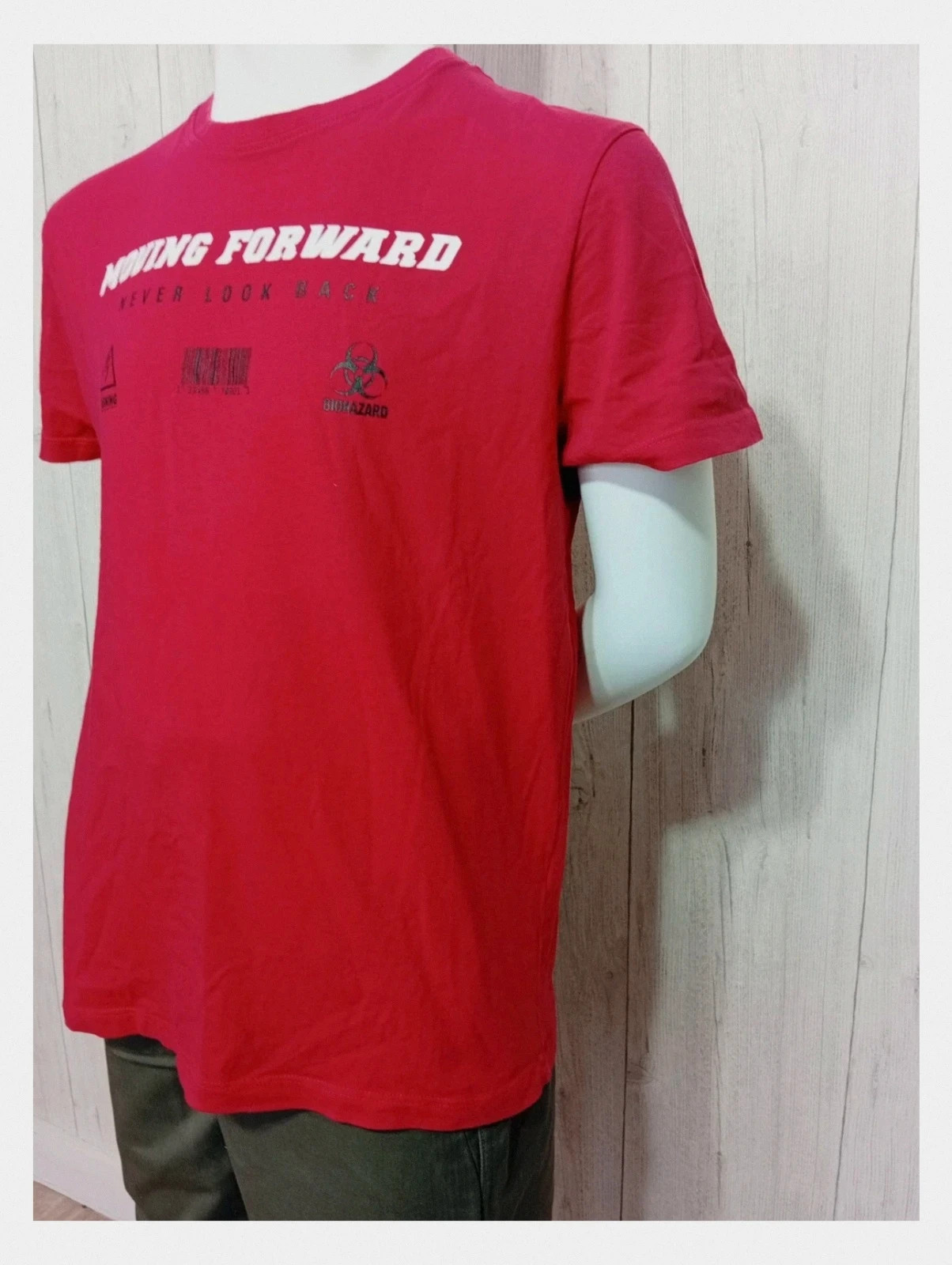 T-shirt homme manche courte - couleur rouge - taille M/38 - primark – Primark – taille M 5