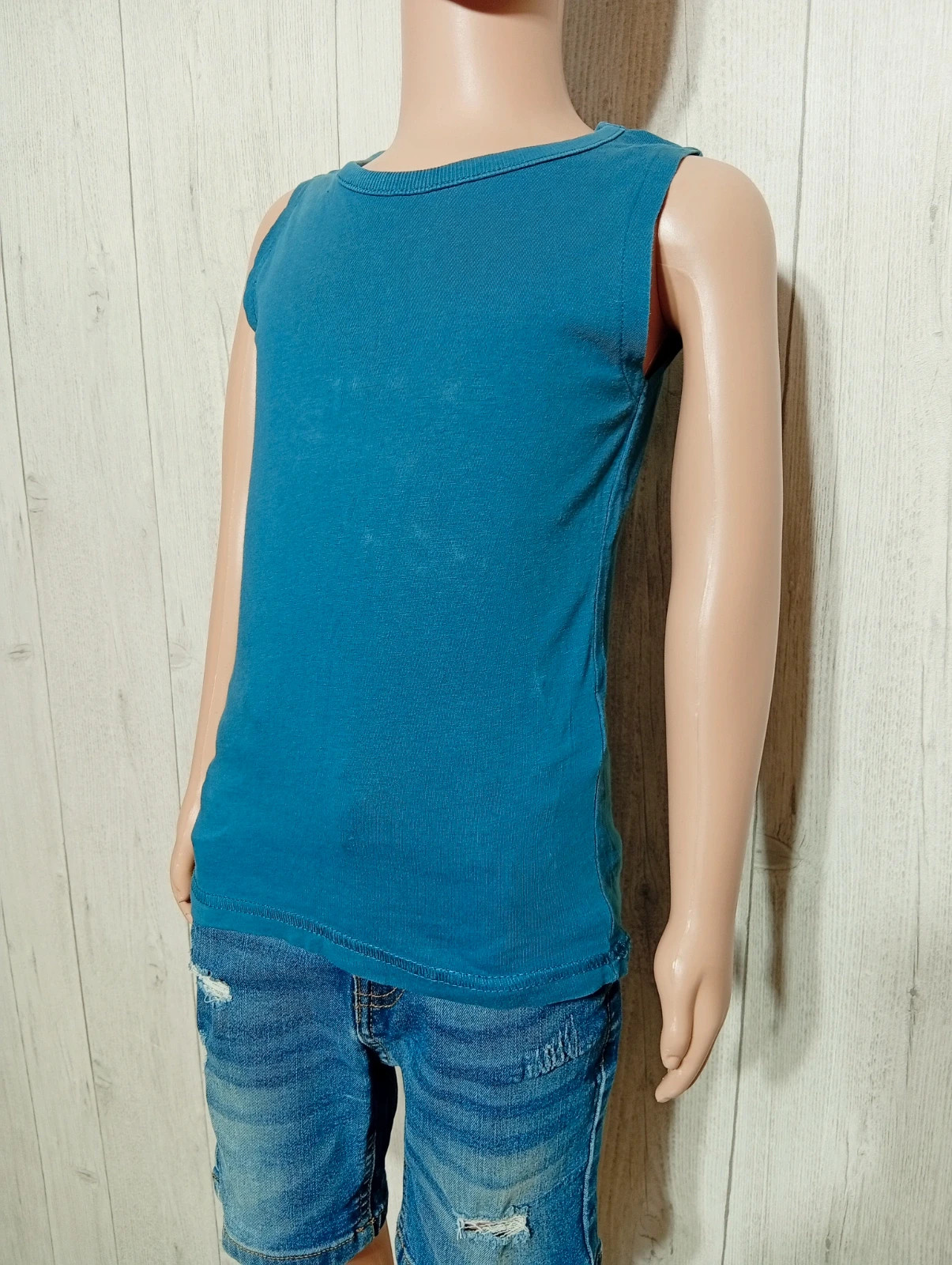 Débardeur garcon - taille 5 ans (108/113 cm) - Kiabi - couleur bleu – Kiabi – taille 5 ans / 110 cm 5