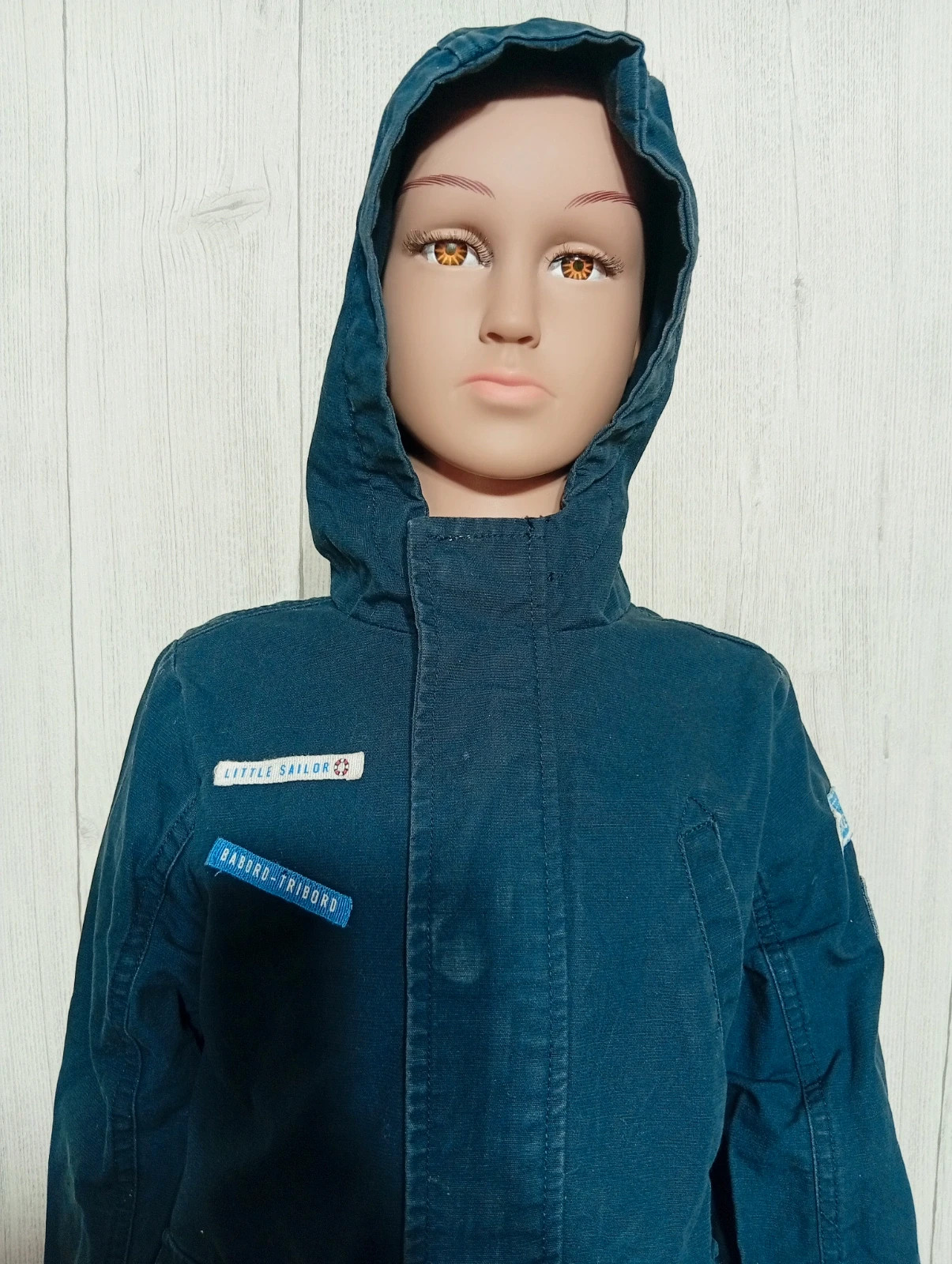 Parkas a capuche garçon - taille 5 ans (108/113 cm) - Kiabi - couleur marine – Kiabi – taille 5 ans / 110 cm 2
