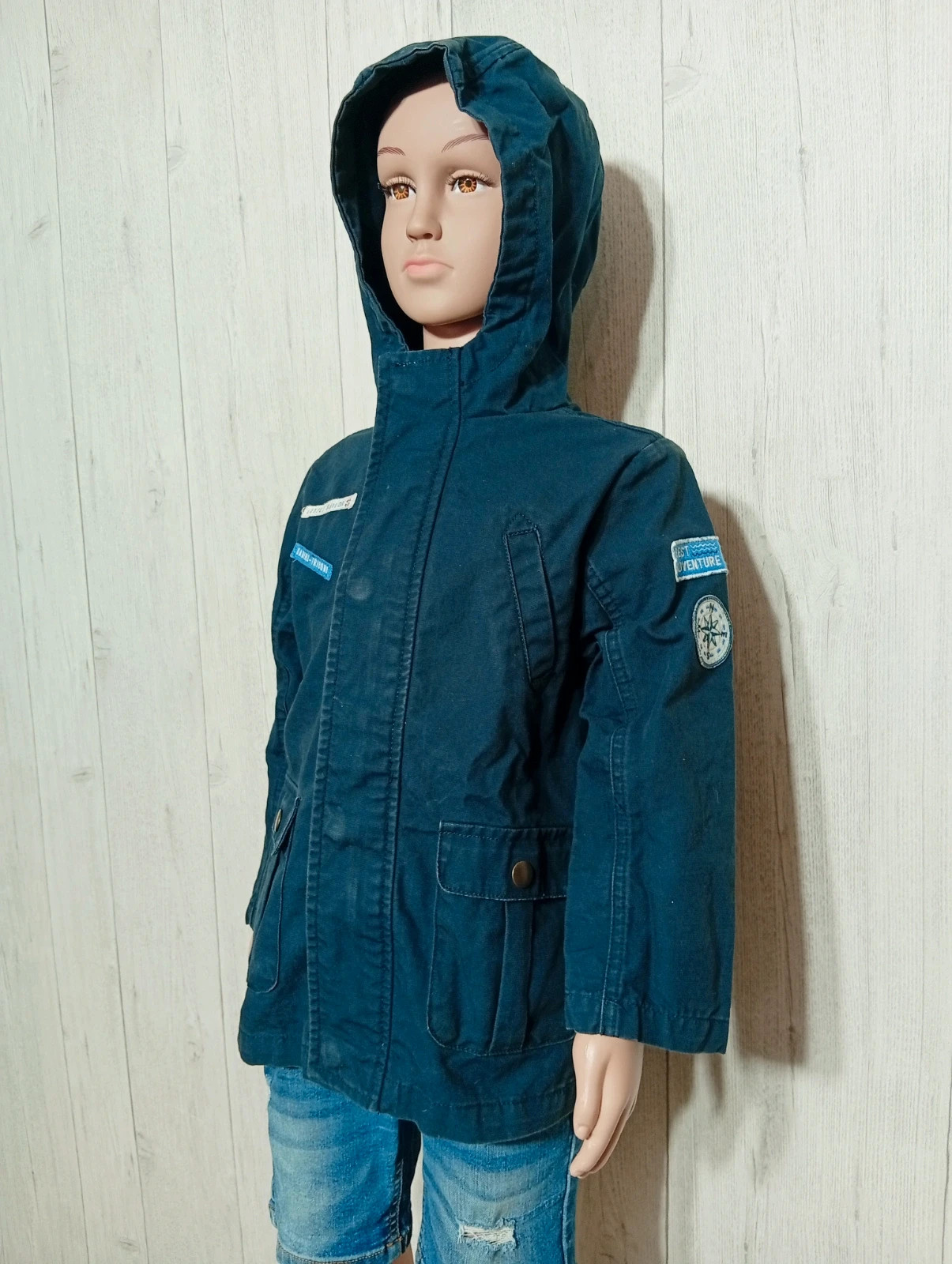 Parkas a capuche garçon - taille 5 ans (108/113 cm) - Kiabi - couleur marine – Kiabi – taille 5 ans / 110 cm 5