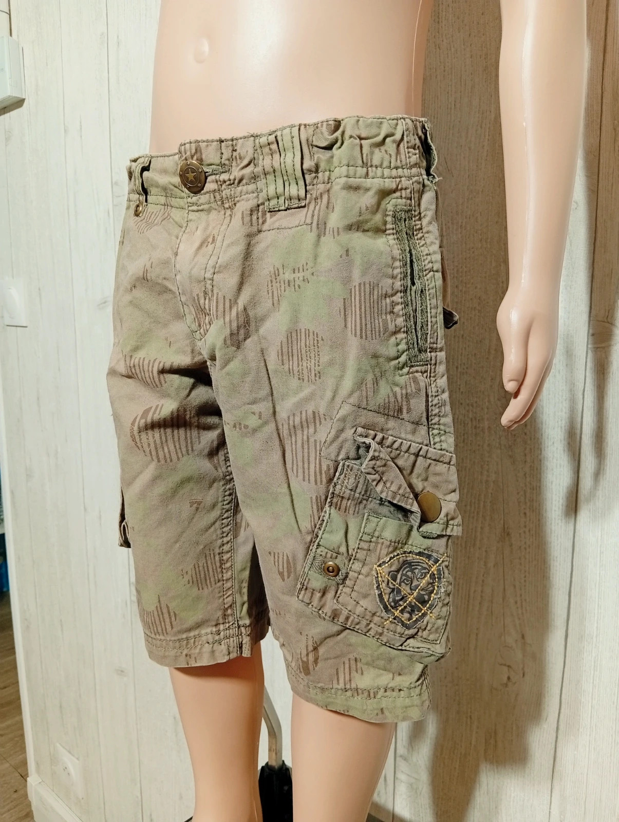 Short cargo garcon - taille 5 ans - tissaia - couleur kaki – Tissaia – taille 5 ans / 110 cm 3
