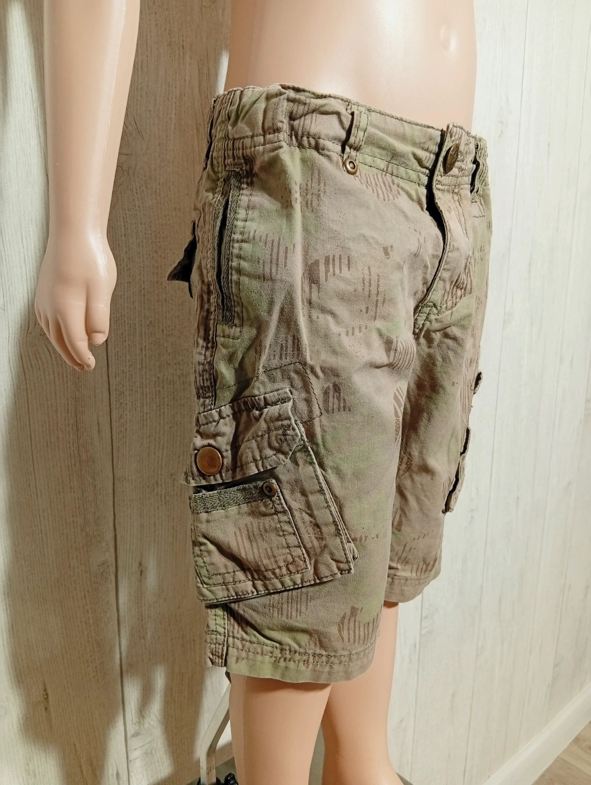 Short cargo garcon - taille 5 ans - tissaia - couleur kaki – Tissaia – taille 5 ans / 110 cm 2