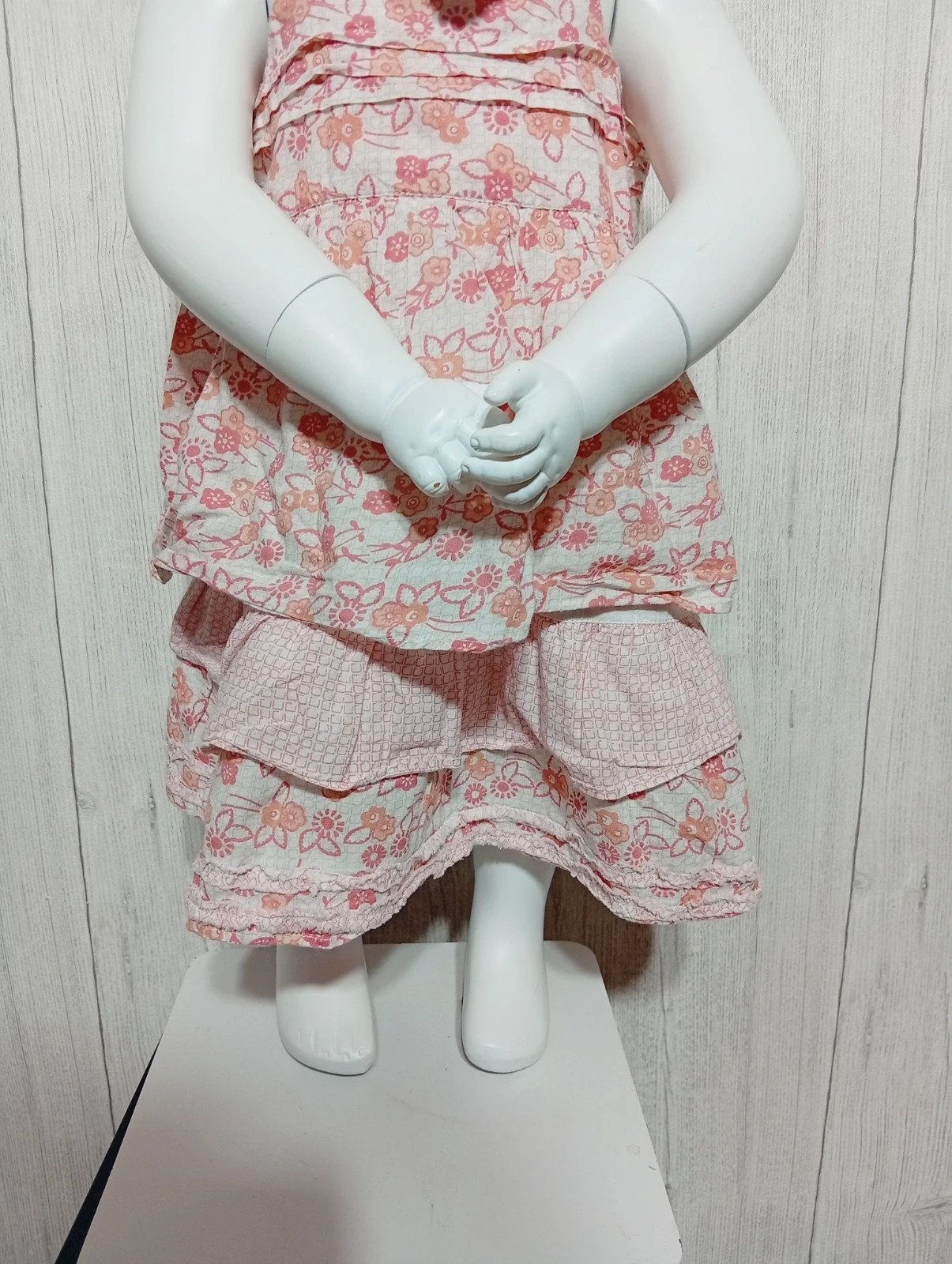 Robe imprimé a motif floral - taille 18 mois - influx - couleur blanc et rose – Influx – taille 12-18 mois / 80 cm 3