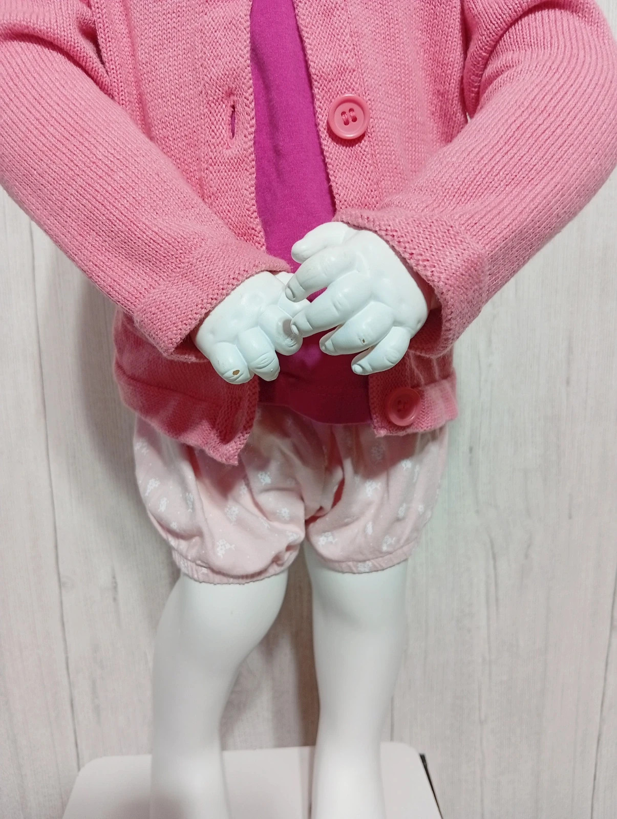 Ensemble 3 pieces fille - taille 18 mois (80 cm) - in extenso - couleur rose et fushia – In Extenso – taille 12-18 mois / 80 cm 3