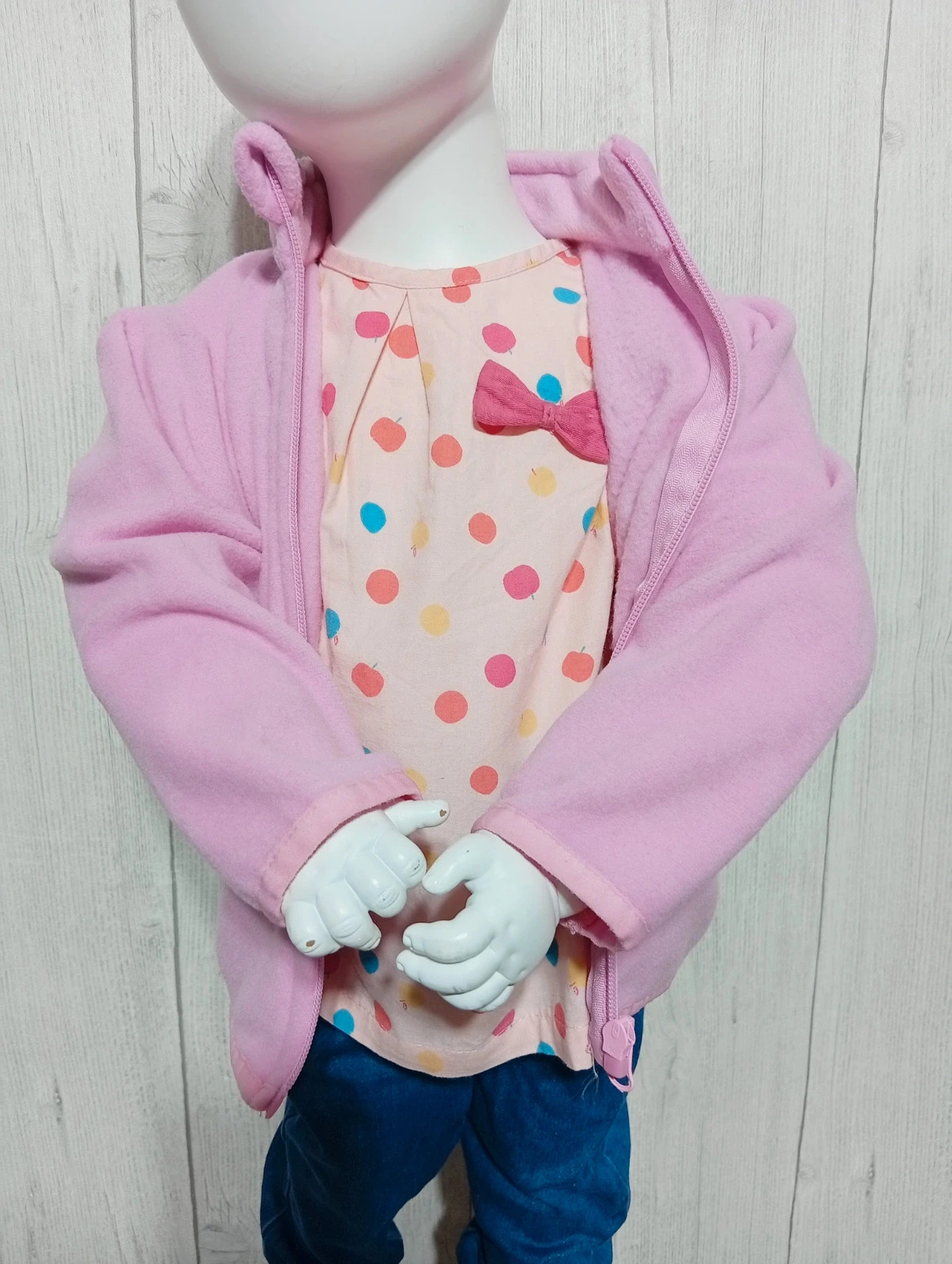 Ensemble 3 pieces fille - taille 18 mois (81 cm) - pommette - couleur marine rose multicolore – Pommette – taille 12-18 mois / 80 cm 2