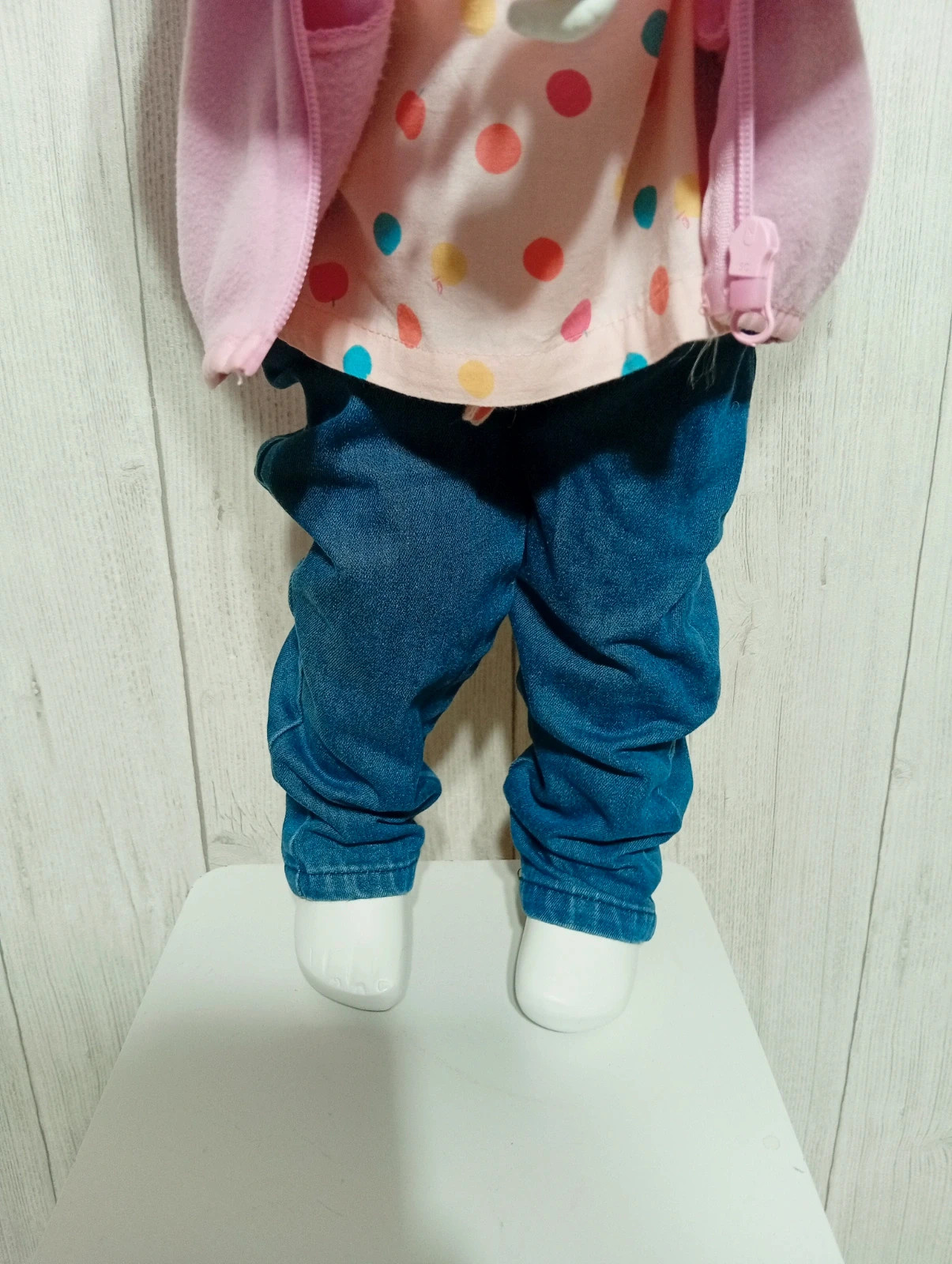 Ensemble 3 pieces fille - taille 18 mois (81 cm) - pommette - couleur marine rose multicolore – Pommette – taille 12-18 mois / 80 cm 3