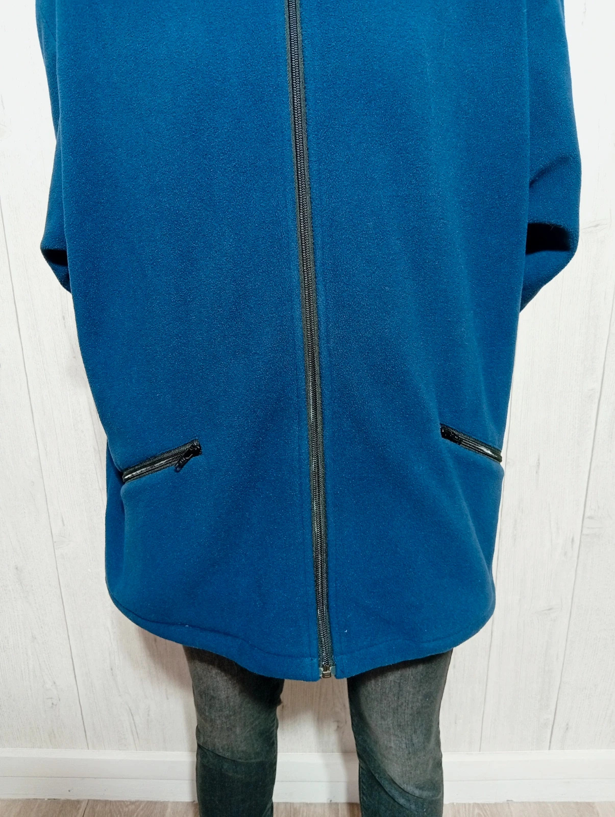 Veste polaire manches longues homme - taille XL/42 - Mulliez Flory - couleur marine – MULLIEZ-FLORY – taille XL 3