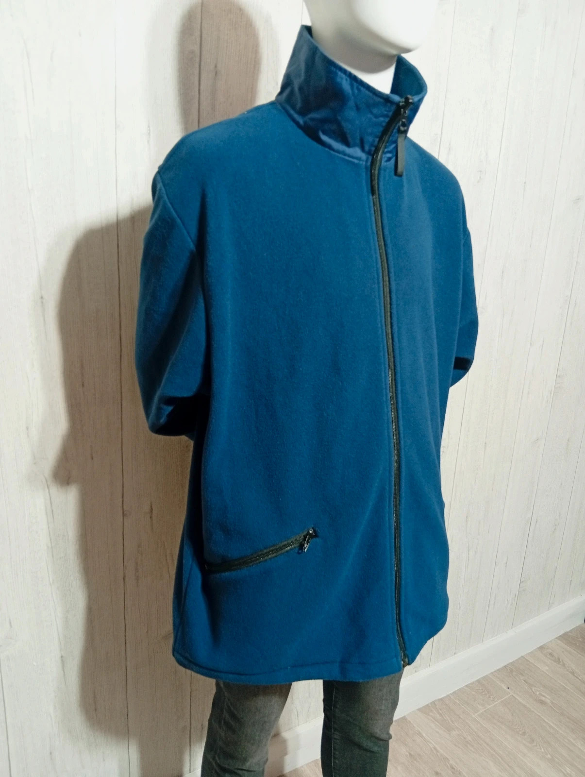 Veste polaire manches longues homme - taille XL/42 - Mulliez Flory - couleur marine – MULLIEZ-FLORY – taille XL 4