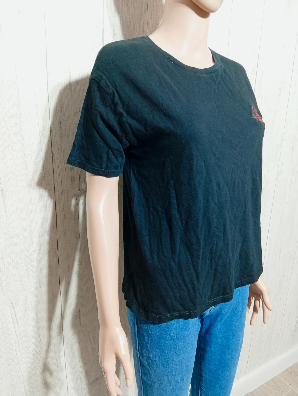 T-shirt imprime manche courtes femme - taille S/36-couleur noir – Pimkie – taille S / 36 / 8 4