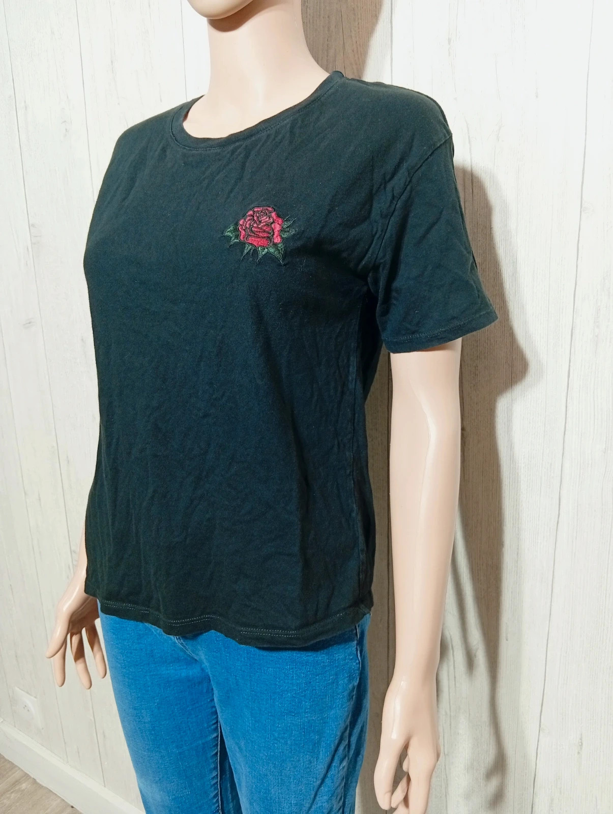 T-shirt imprime manche courtes femme - taille S/36-couleur noir – Pimkie – taille S / 36 / 8 5