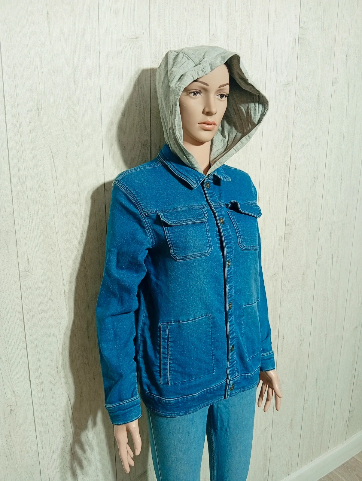 Veste en jeans a capuche fille - taille 14 ans - orchestra + couleur bleu gris – Orchestra – taille 14 ans / 164 cm 4
