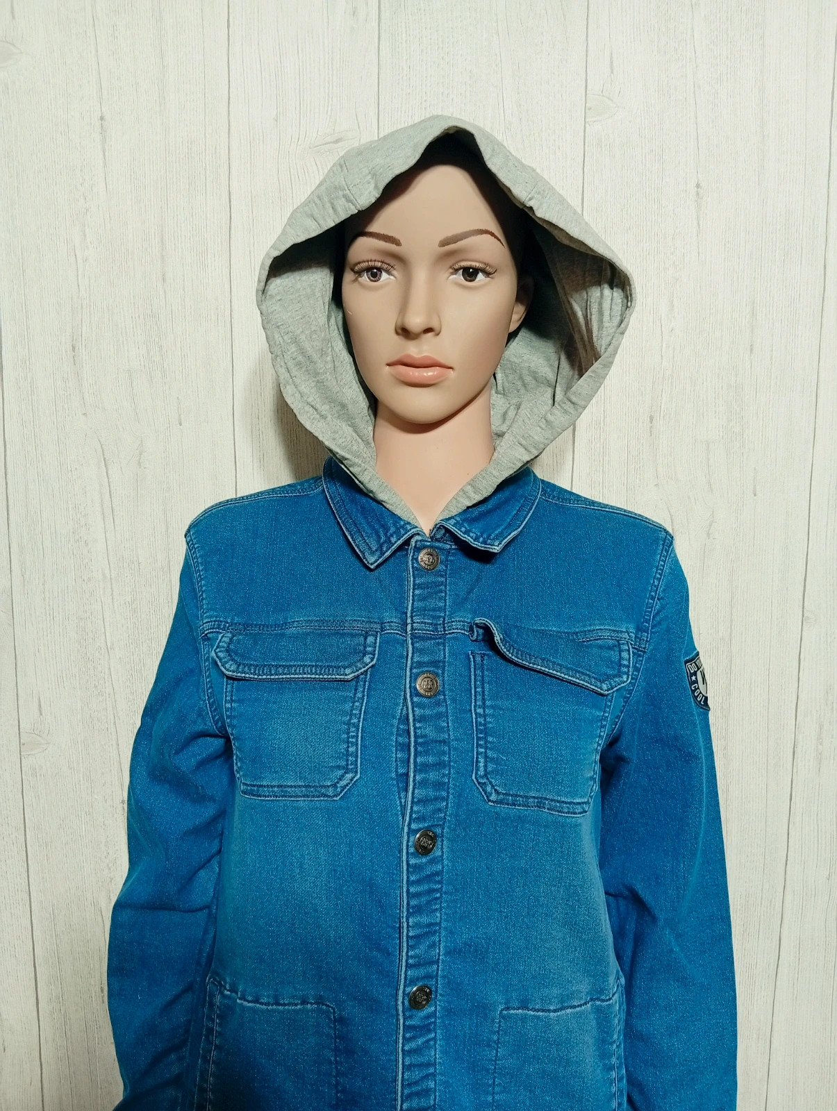 Veste en jeans a capuche fille - taille 14 ans - orchestra + couleur bleu gris – Orchestra – taille 14 ans / 164 cm 2