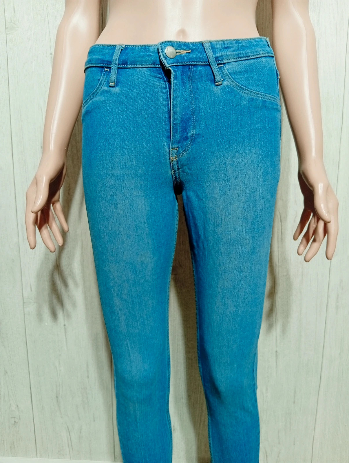 Jeans skinny fille - taille 14 ans - denim - couleur bleu clair – Denim – taille 14 ans / 164 cm 2