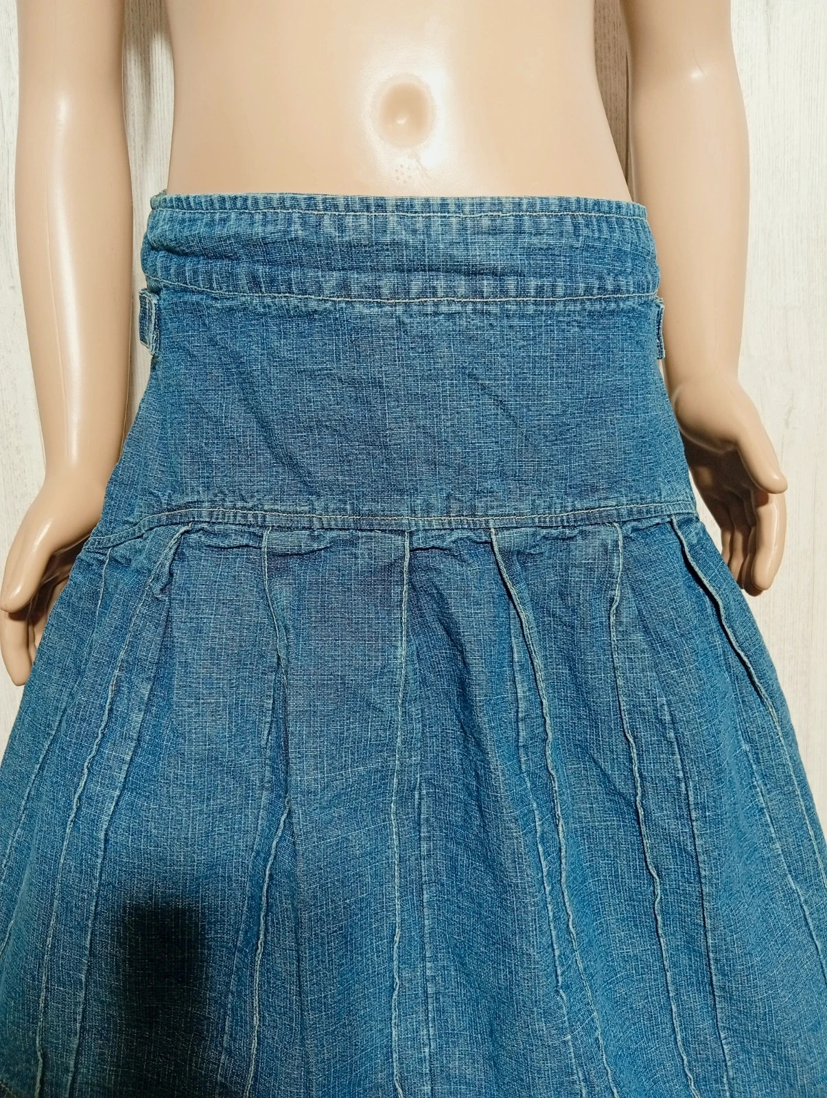 Jupe en jeans fille - taille 14 ans (156 cm) - okaidi - couleur marine – Okaïdi – taille 14 ans / 164 cm 2