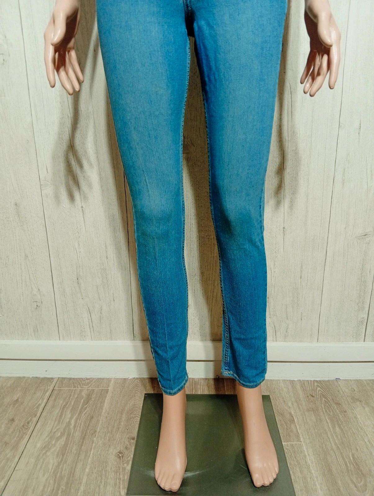 Jeans skinny fille - taille 14 ans - denim - couleur bleu clair – Denim – taille 14 ans / 164 cm 3