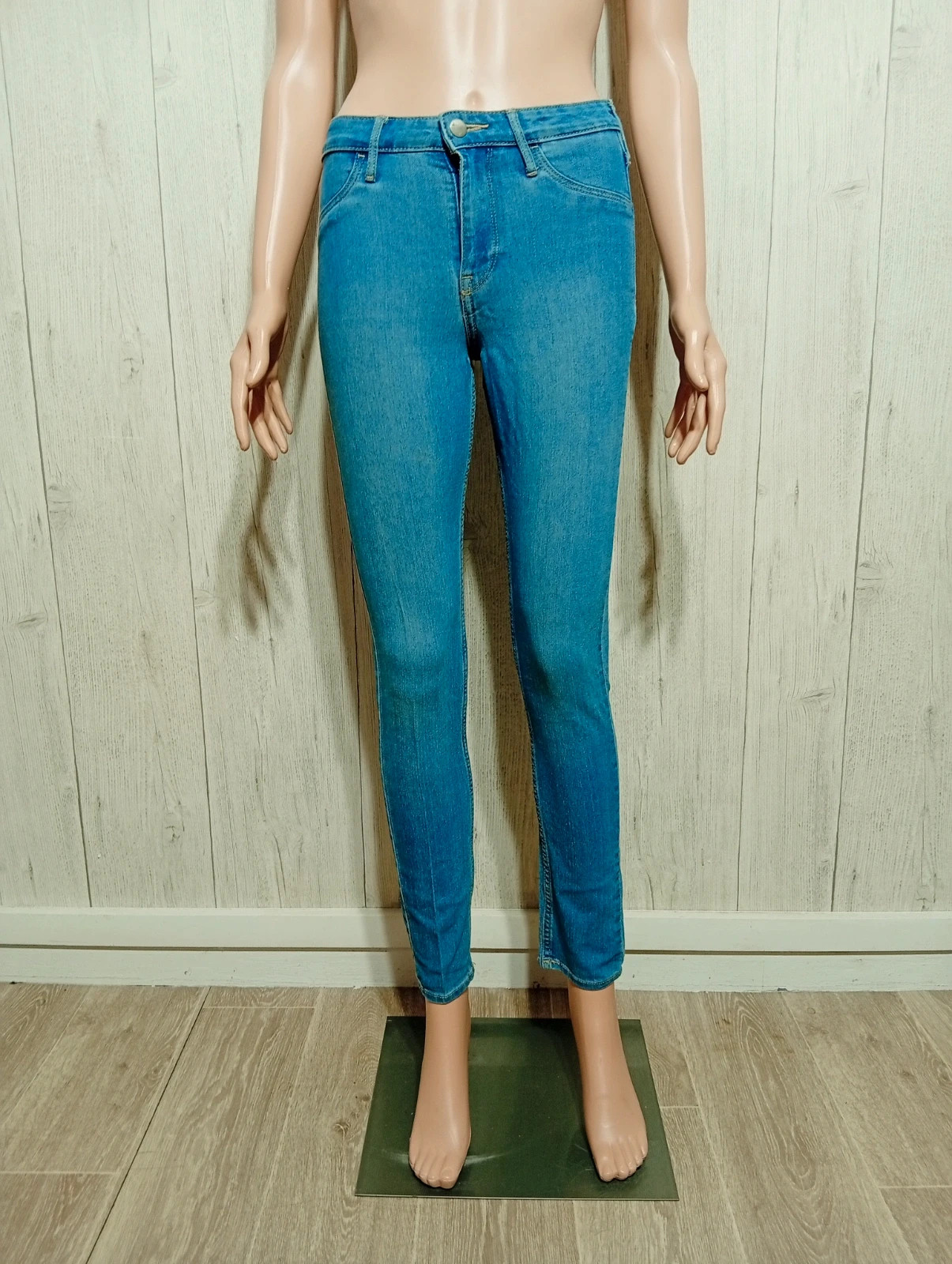Jeans skinny fille - taille 14 ans - denim - couleur bleu clair
