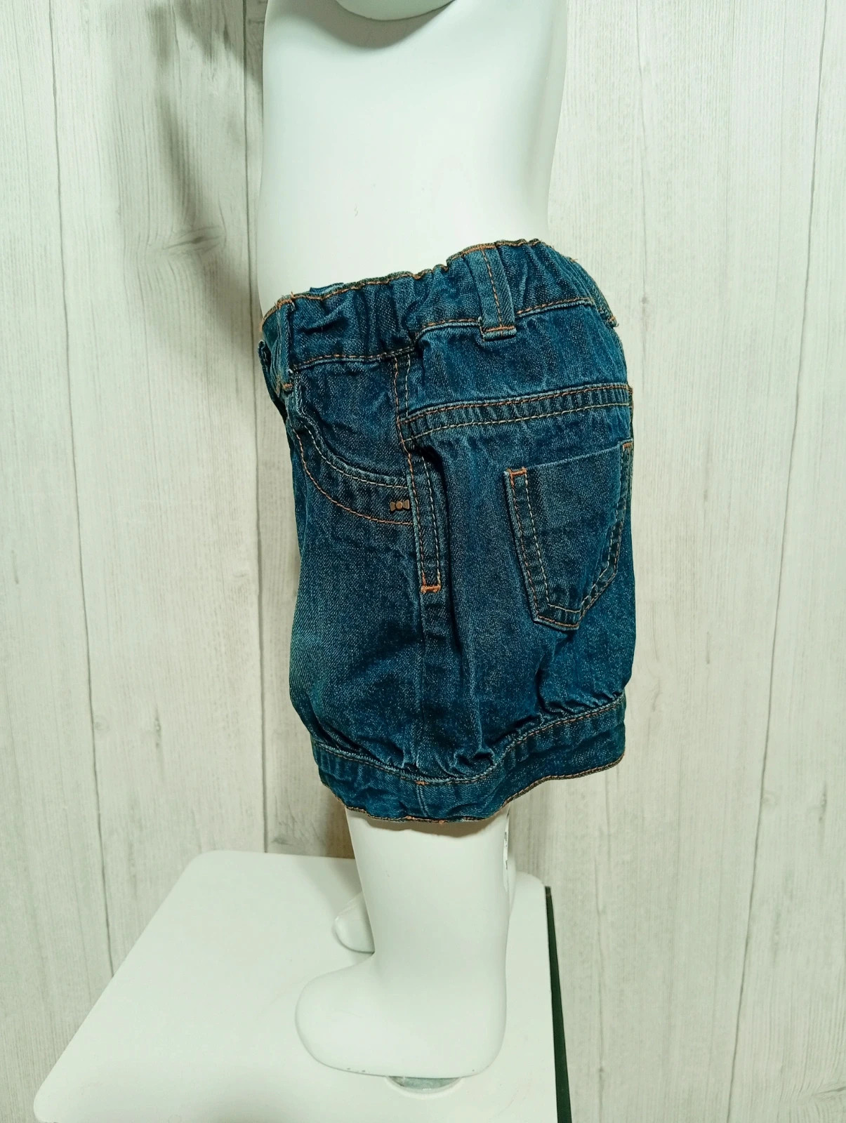 Jupe en jeans fille - taille 18 mois (77/82 cm) - Kiabi - couleur marine – Kiabi – taille 12-18 mois / 80 cm 5