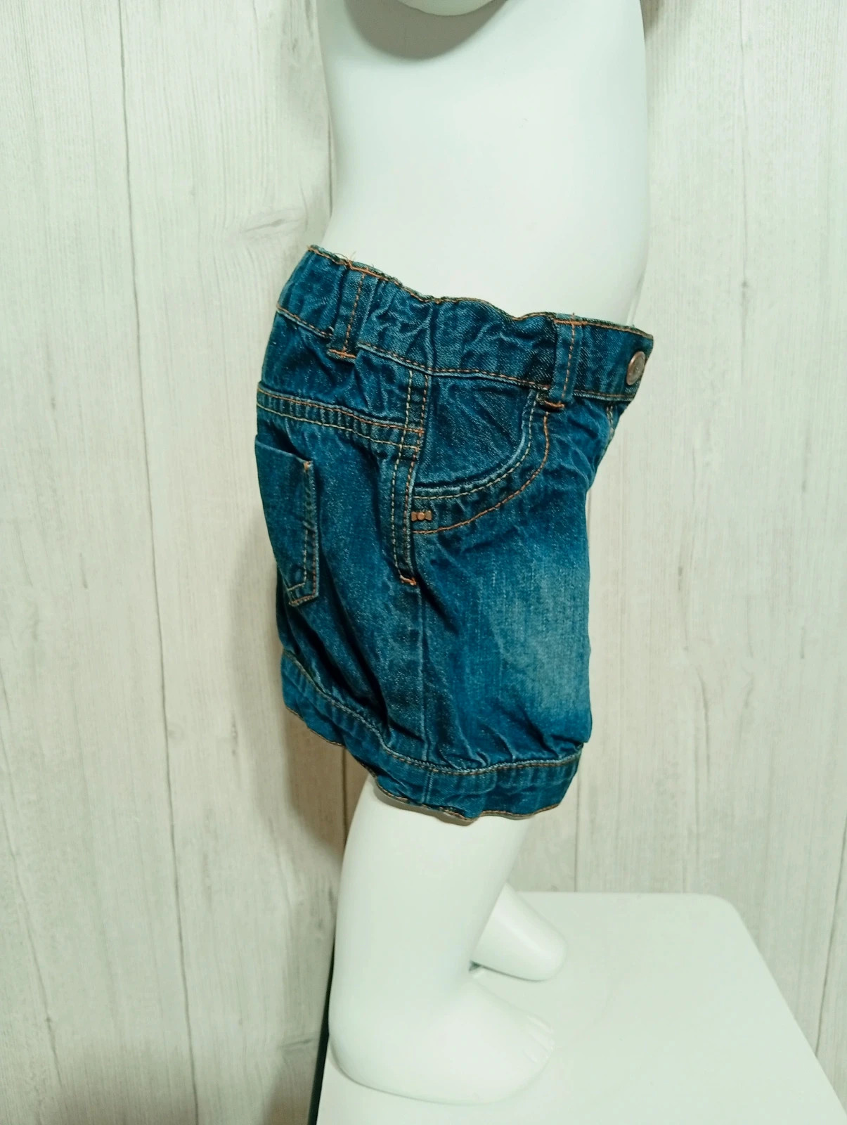 Jupe en jeans fille - taille 18 mois (77/82 cm) - Kiabi - couleur marine – Kiabi – taille 12-18 mois / 80 cm 4