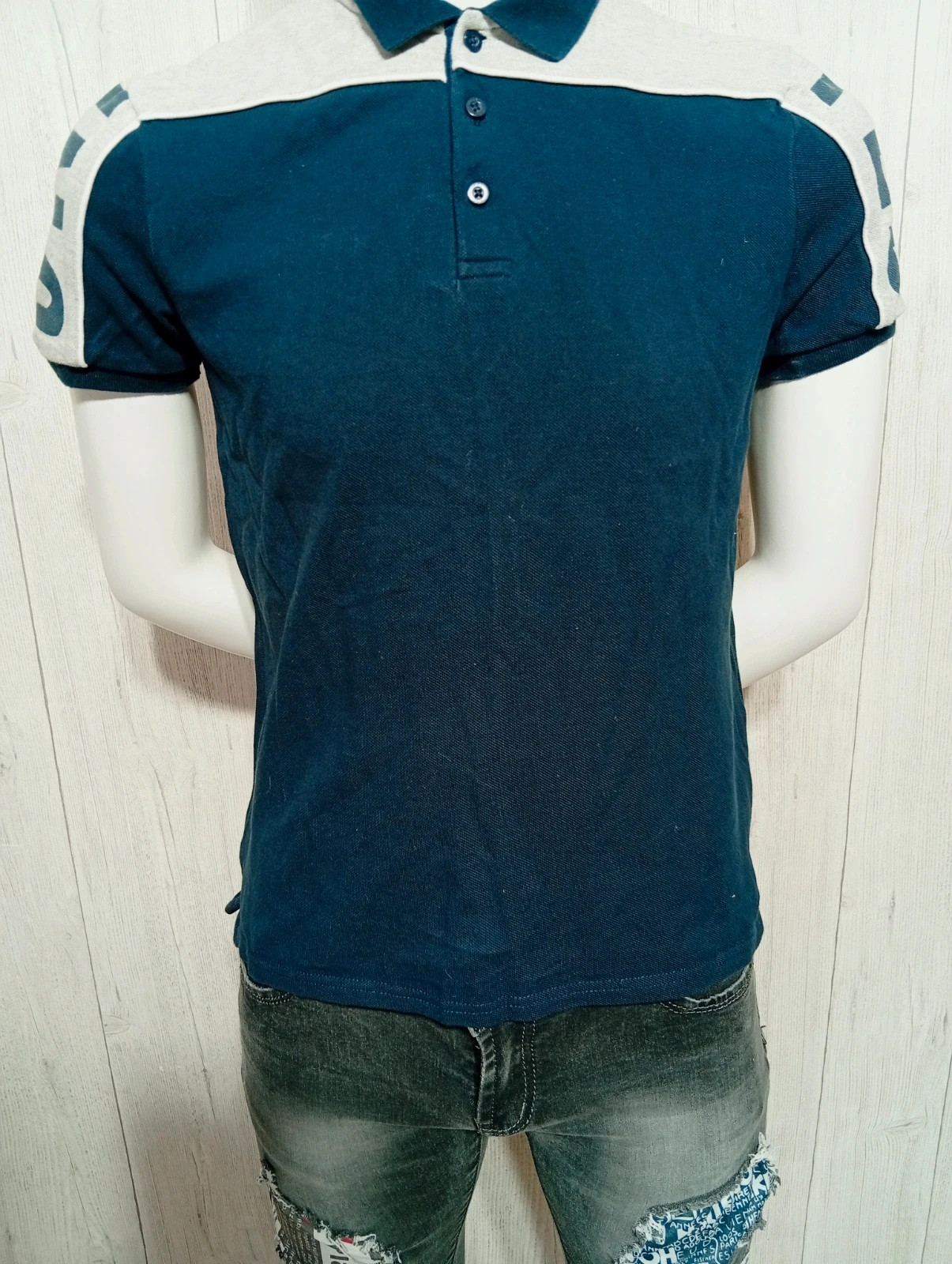 Polo garcon - taille 14 ans/S (164 cm) - IKKS - couleur marine gris – IKKS – taille 14 ans / 164 cm 3