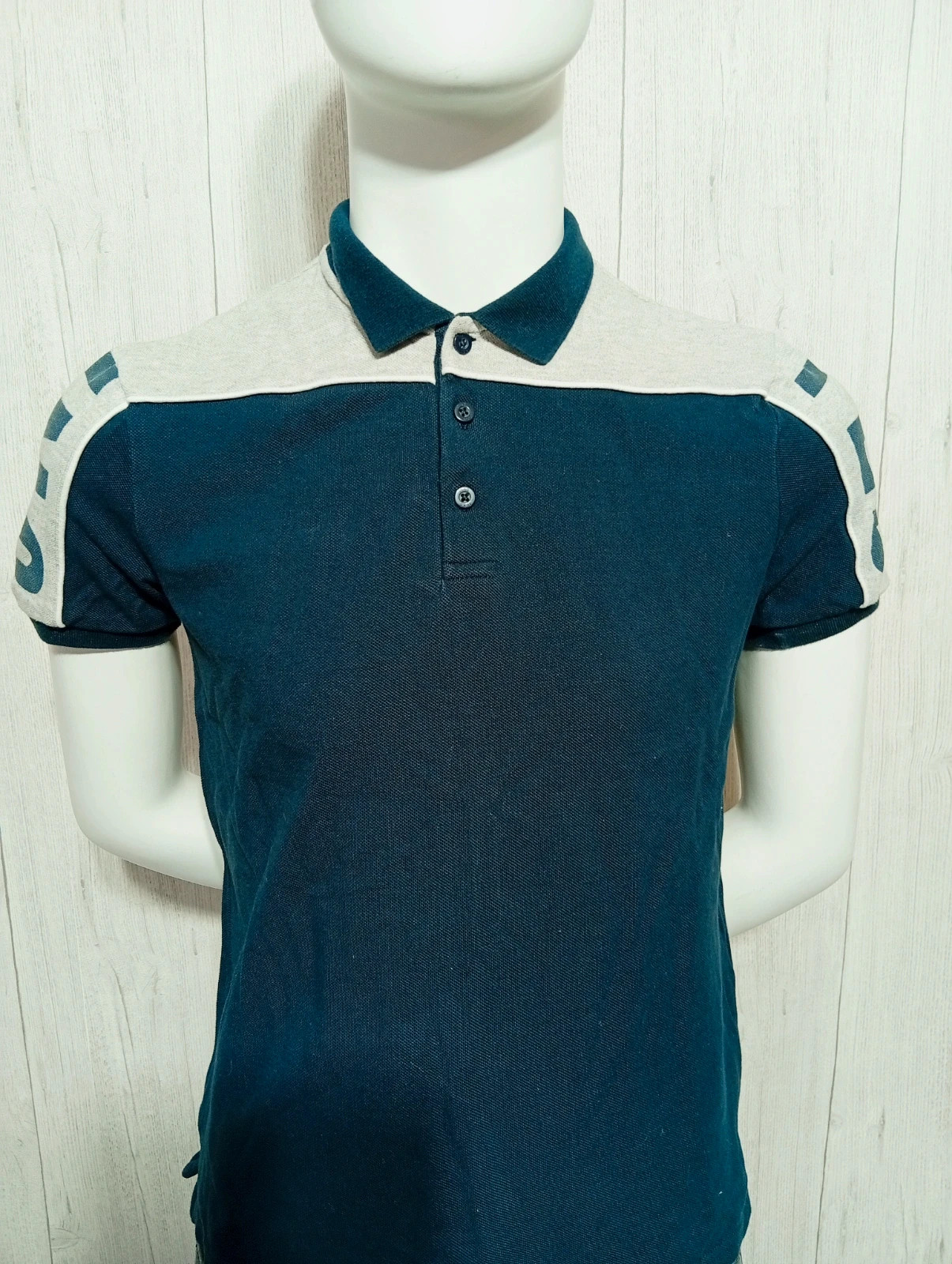 Polo garcon - taille 14 ans/S (164 cm) - IKKS - couleur marine gris – IKKS – taille 14 ans / 164 cm 2