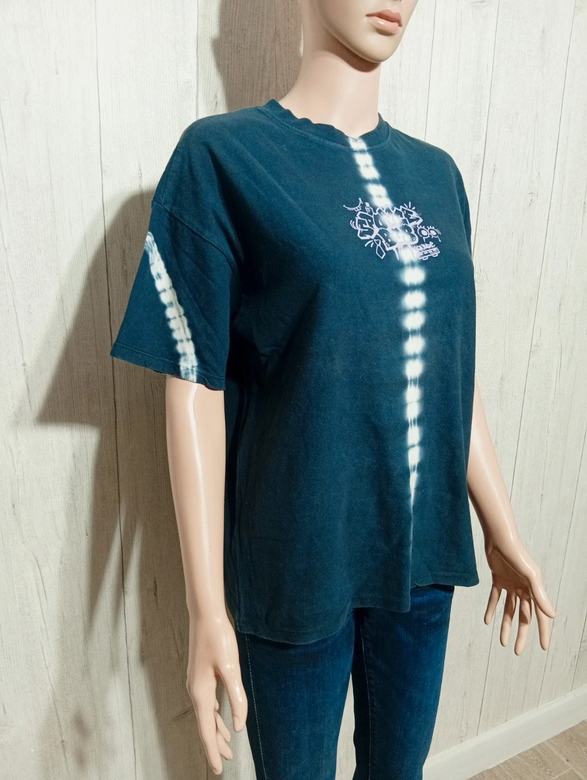 T-shirt imprimé manche courte fille - taille 14 ans - jennnyfer- couleur marine lila – Jennyfer – taille 14 ans / 164 cm 4