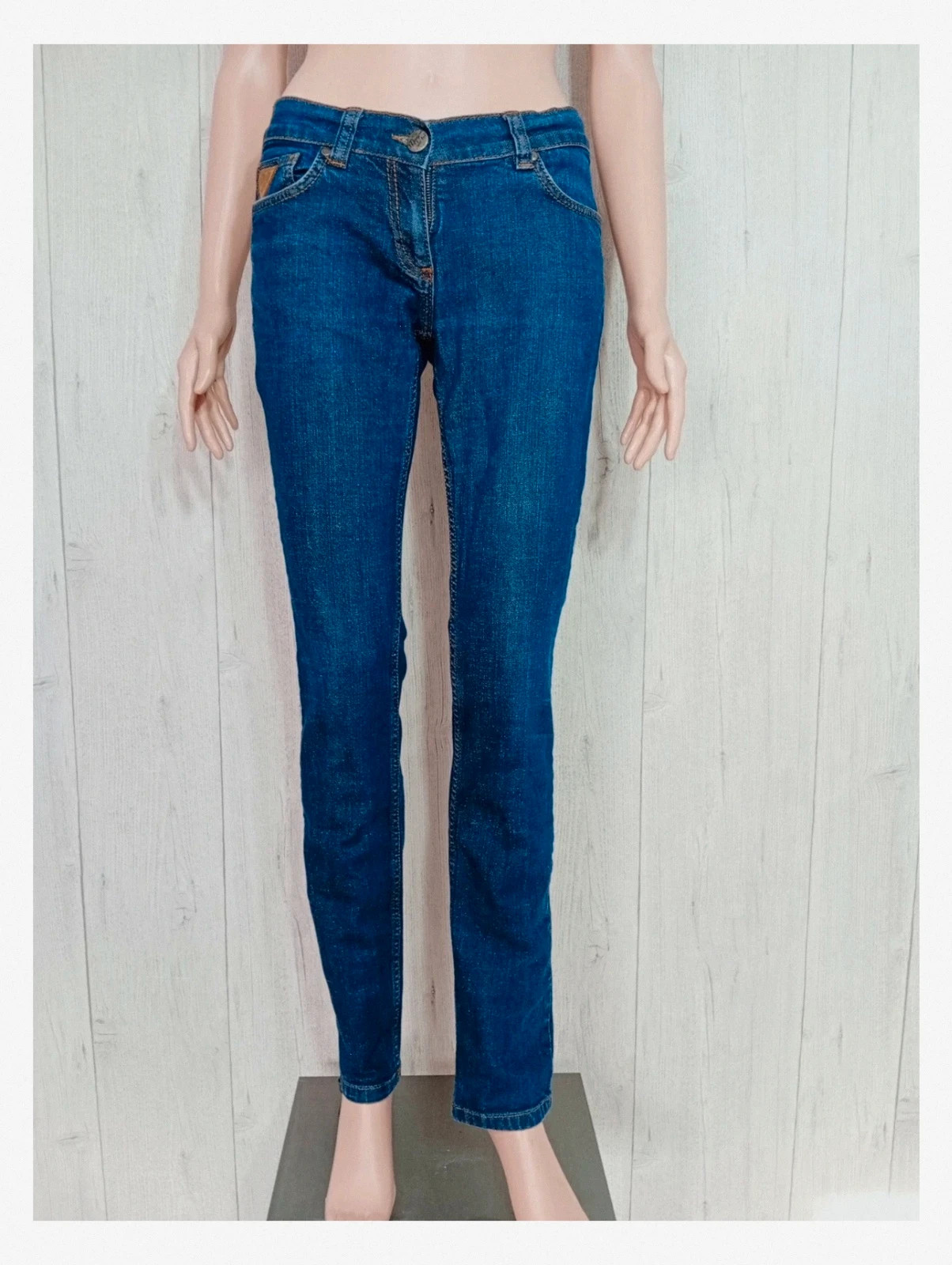Jeans skinny Morgan - couleur marine - taille M/38 - femme