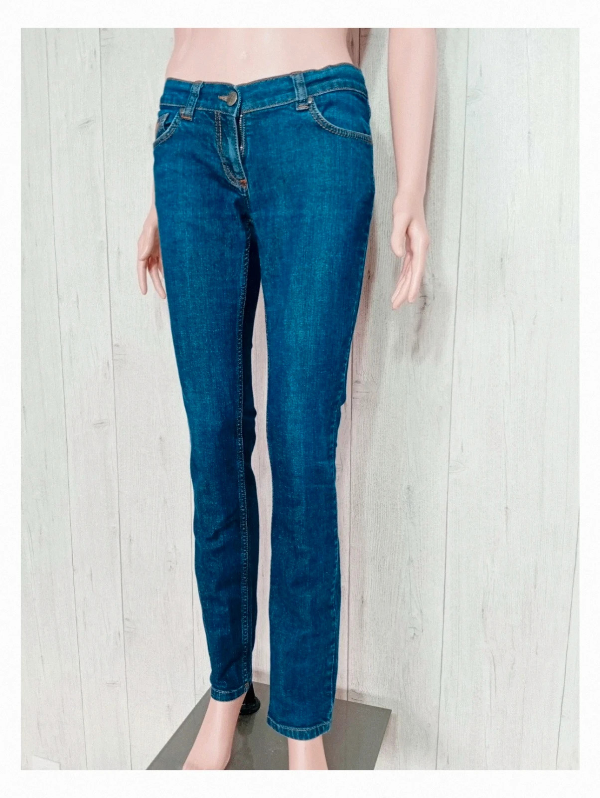 Jeans skinny Morgan - couleur marine - taille M/38 - femme – Morgan – taille M / 38 / 10 5