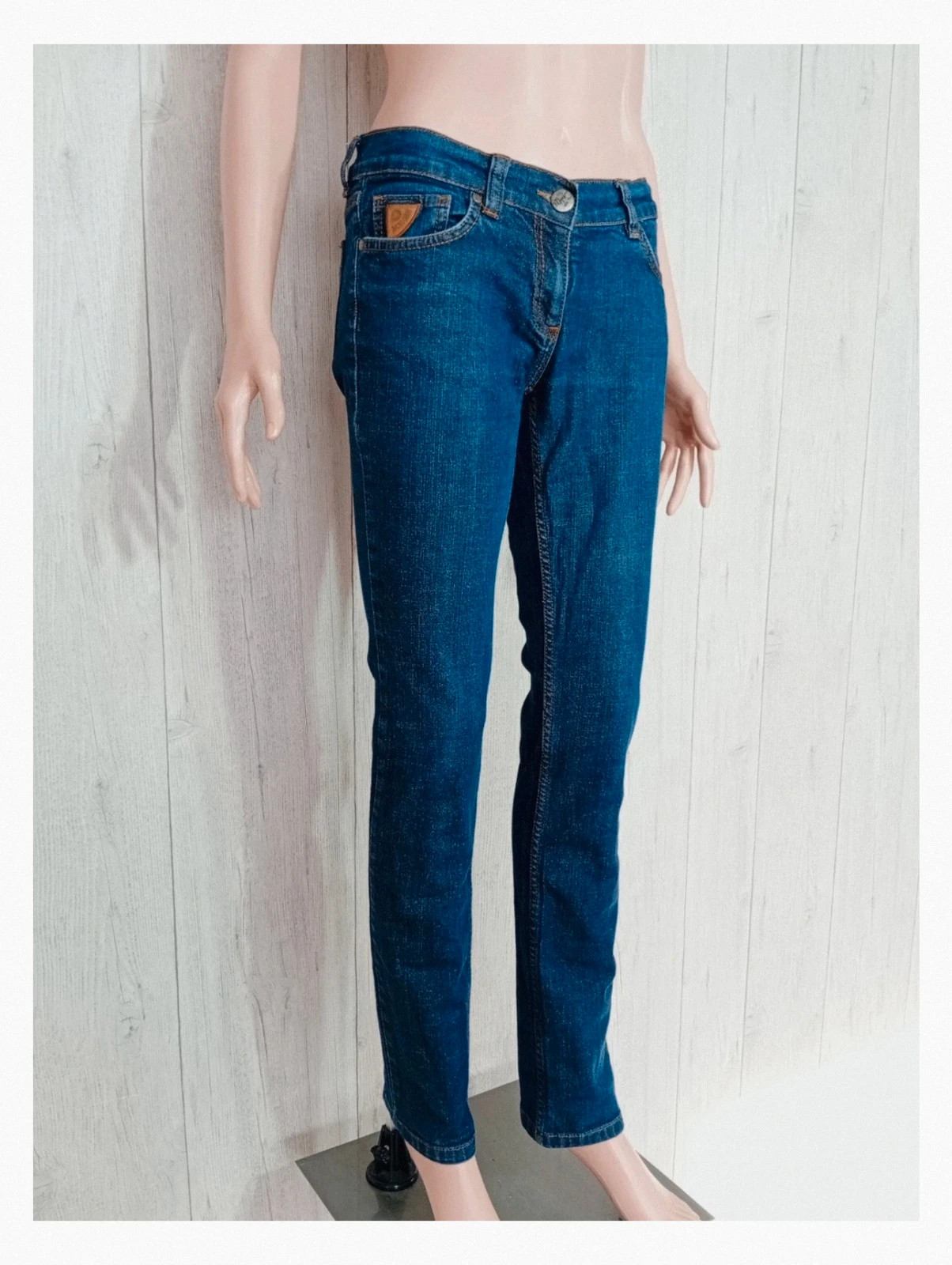 Jeans skinny Morgan - couleur marine - taille M/38 - femme – Morgan – taille M / 38 / 10 4