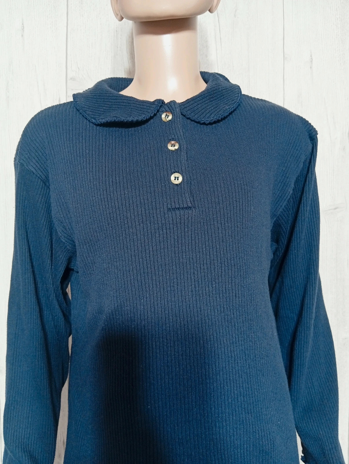 T-shirt manches longues fille - taille 14 ans - Sans marque - couleur marine – taille 14 ans / 164 cm 2