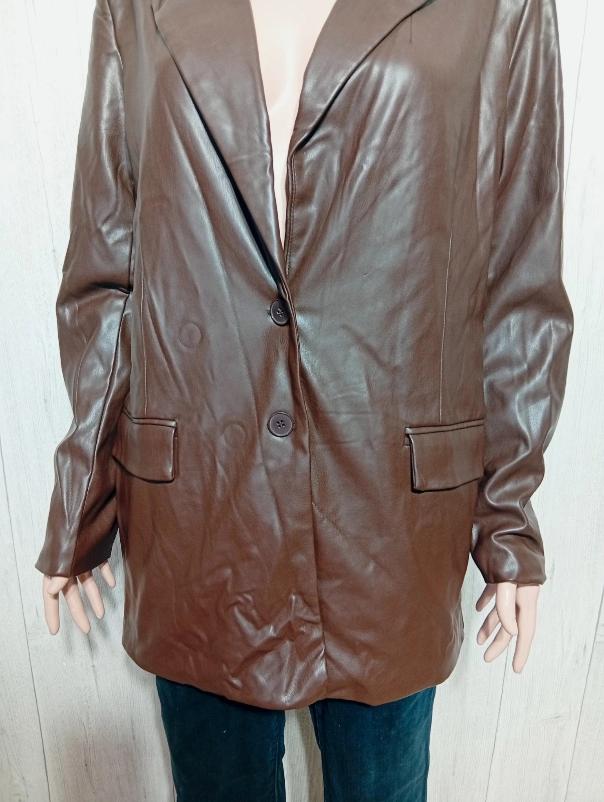 Blazer femme - taille L/40-Amisu-couleur marron – Amisu – taille L / 40 / 12 3