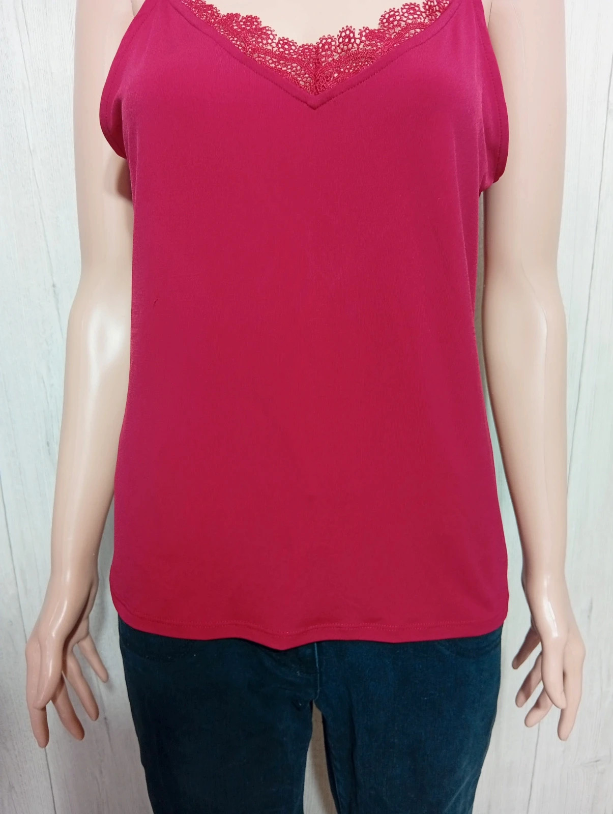 Débardeur femme-taille S/36- pimkie - couleur rouge – Pimkie – taille S / 36 / 8 3