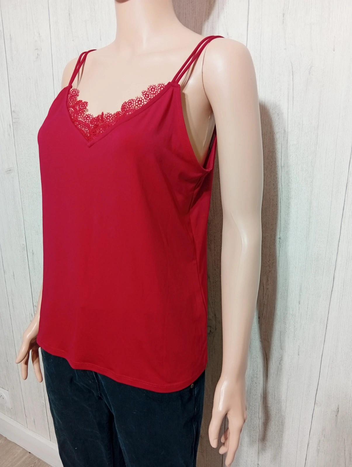 Débardeur femme-taille S/36- pimkie - couleur rouge – Pimkie – taille S / 36 / 8 5