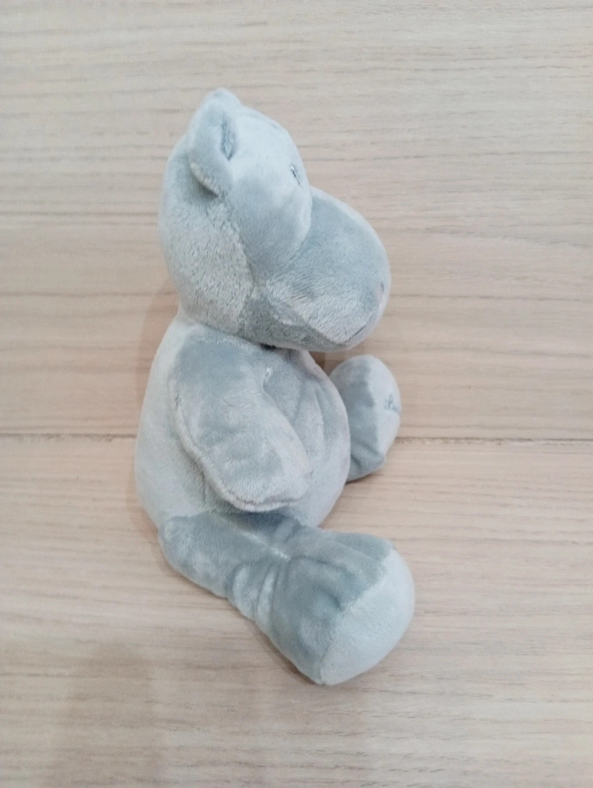 Peluches hypopotame enfant - taille hauteur 16 cm - luc et lea - couleur gris- neuf sans etiquette – Luc et Léa – taille Taille unique 4