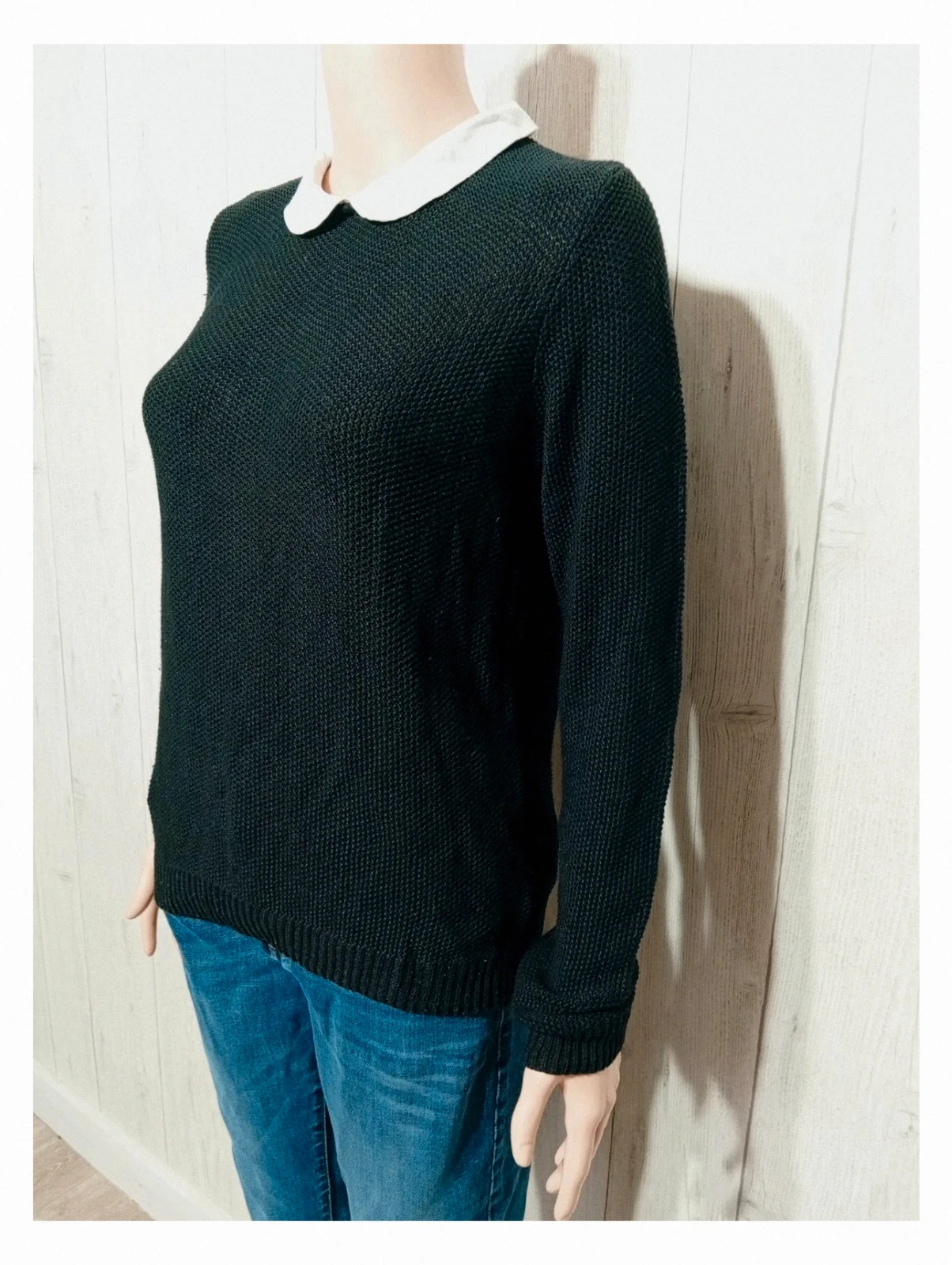 Pull femme pimkie - couleur noir et blanc - taille M/38 – Pimkie – taille M / 38 / 10 5