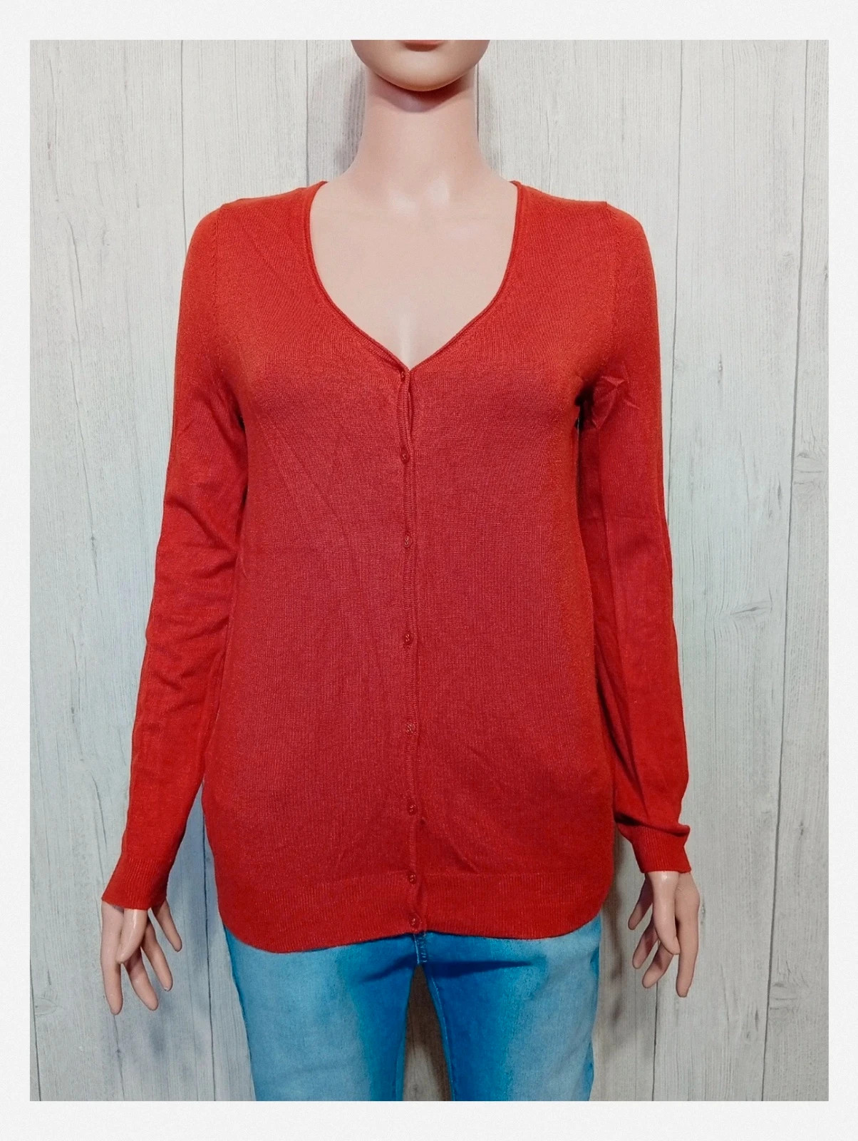 Cardigan Promod - taille M/38 - femme - couleur corail