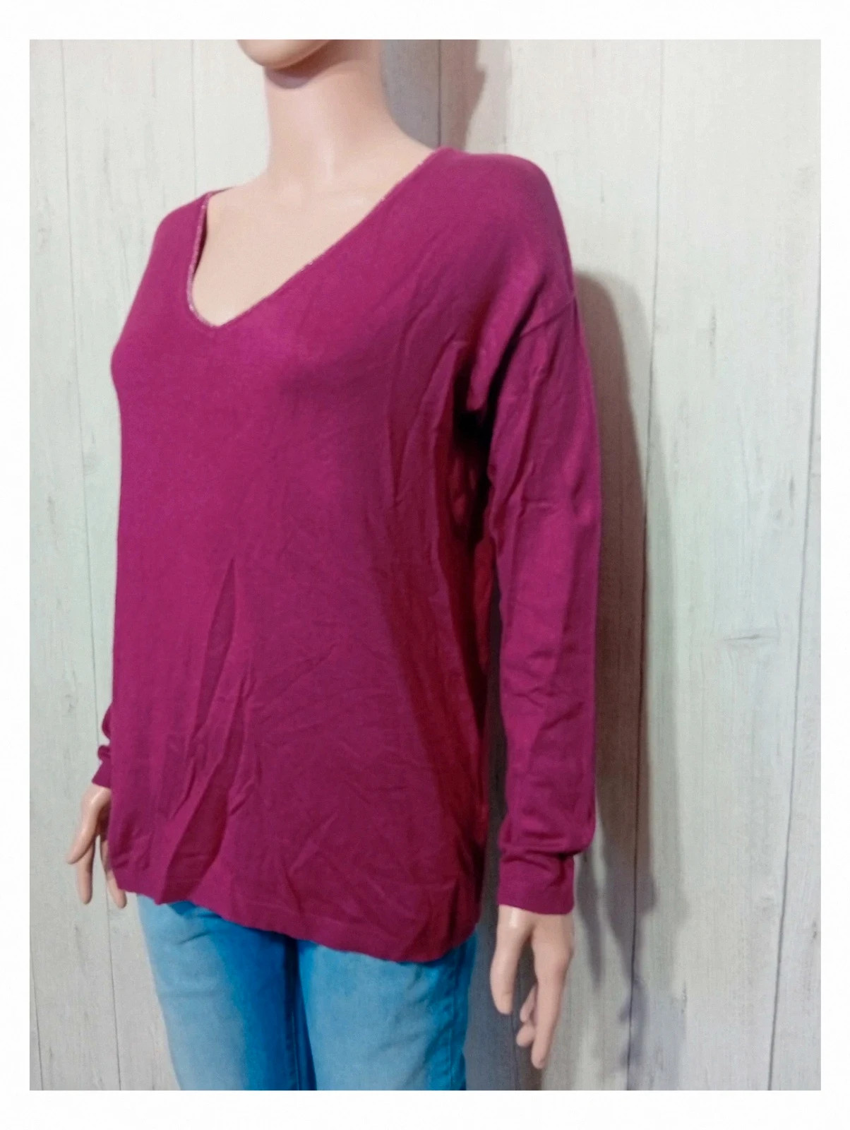 Pull femme - inextenso-couleur fushia - taille M/38 – In Extenso – taille M / 38 / 10 5