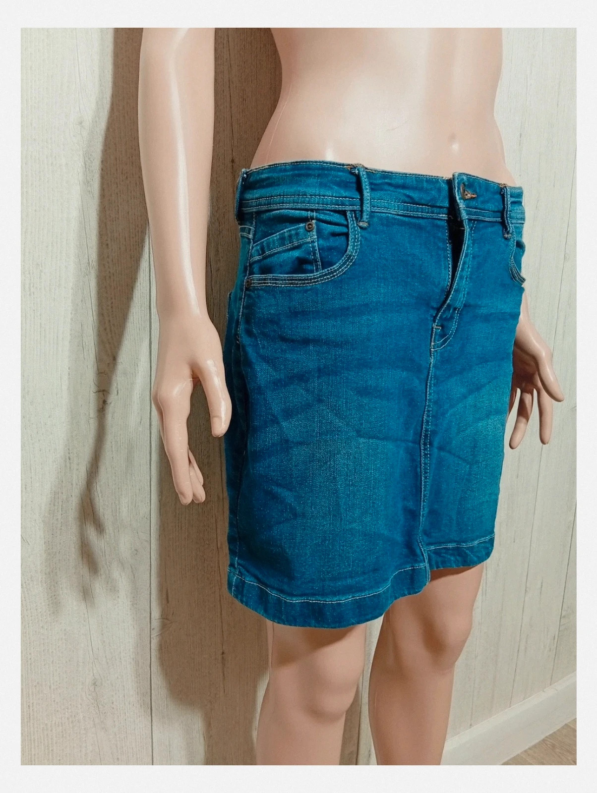 Jupe la halle - couleur marine - taille M/38 femme – La Halle – taille M / 38 / 10 2