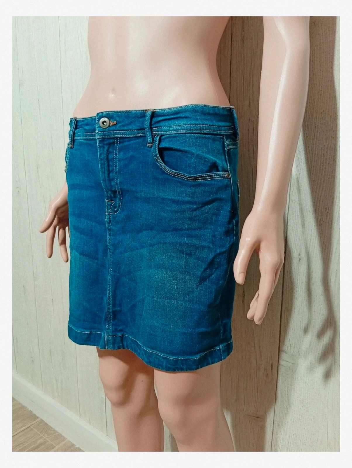 Jupe la halle - couleur marine - taille M/38 femme – La Halle – taille M / 38 / 10 3
