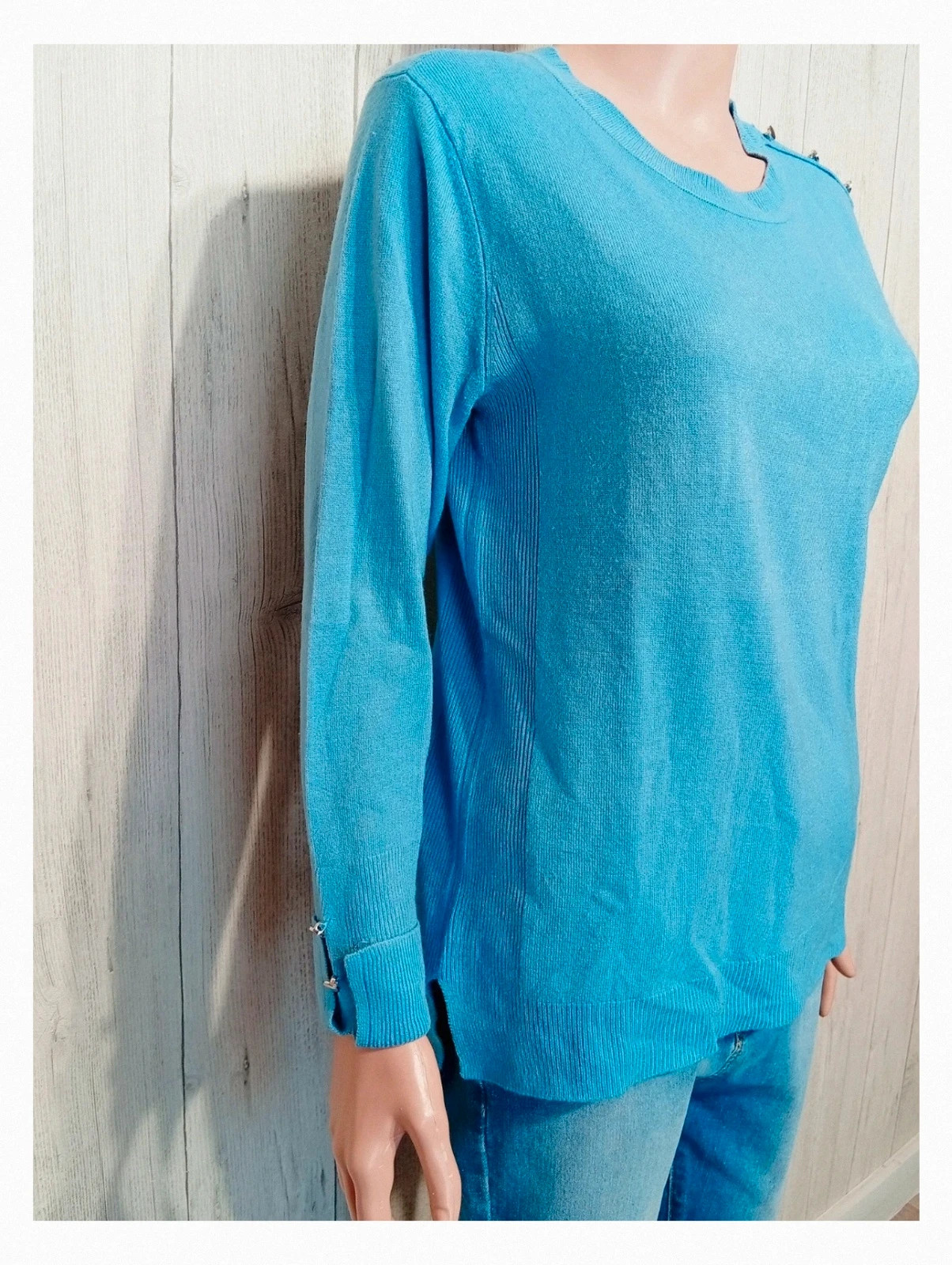 Pull Primark bleu - taille M/38 - femme – Primark – taille M / 38 / 10 4